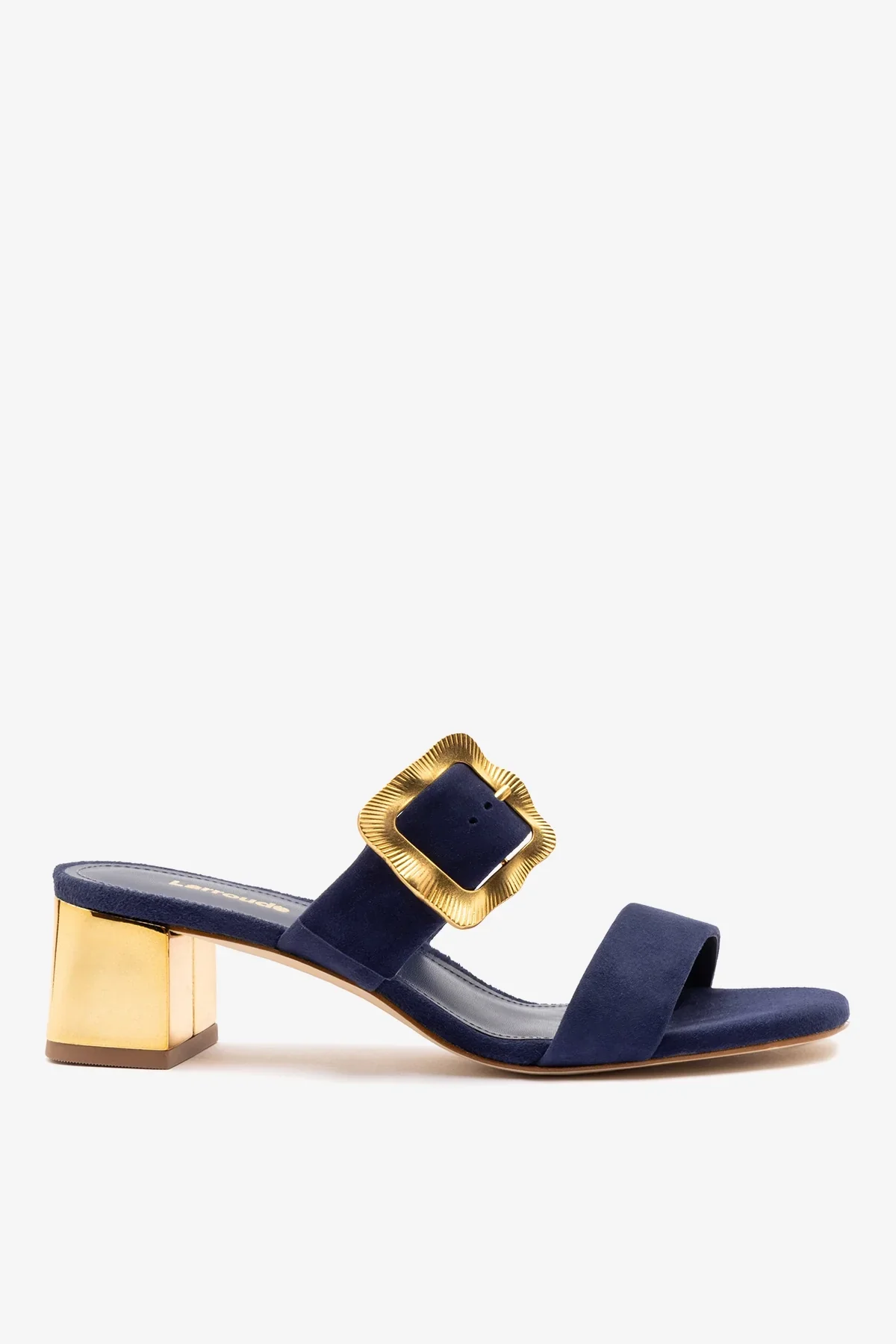 Mule Maria Camurça Azul