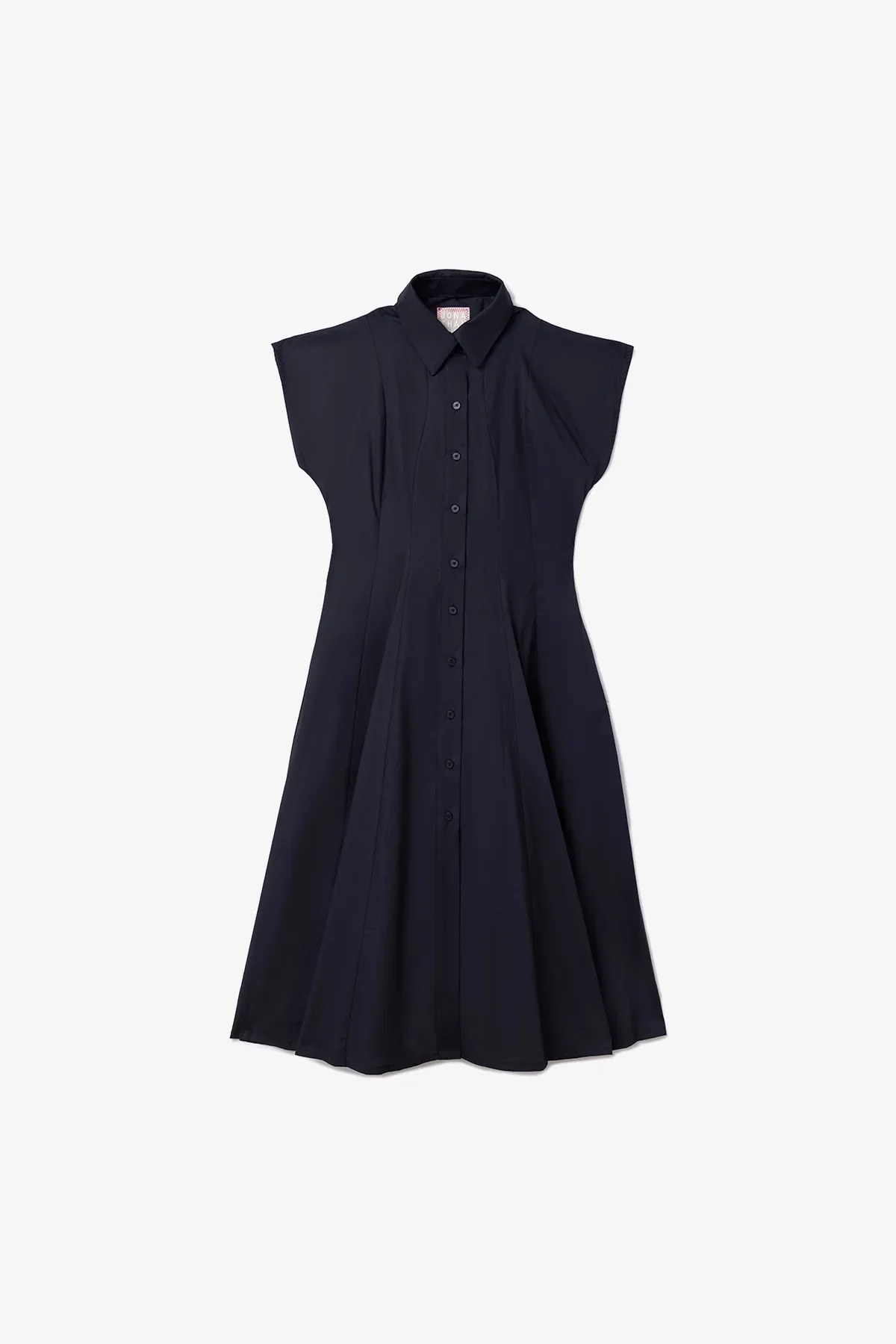 Vestido Chemise Jessica Percal Preto