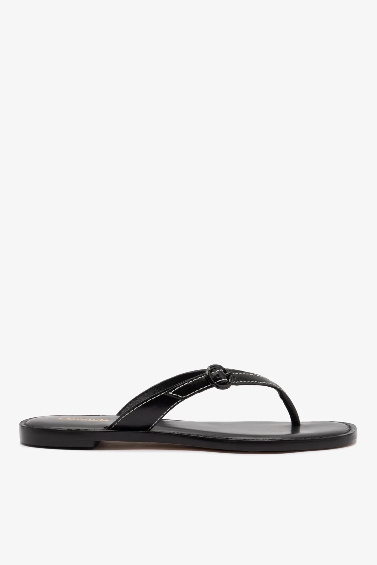 Flat Mary Kate Couro Preto