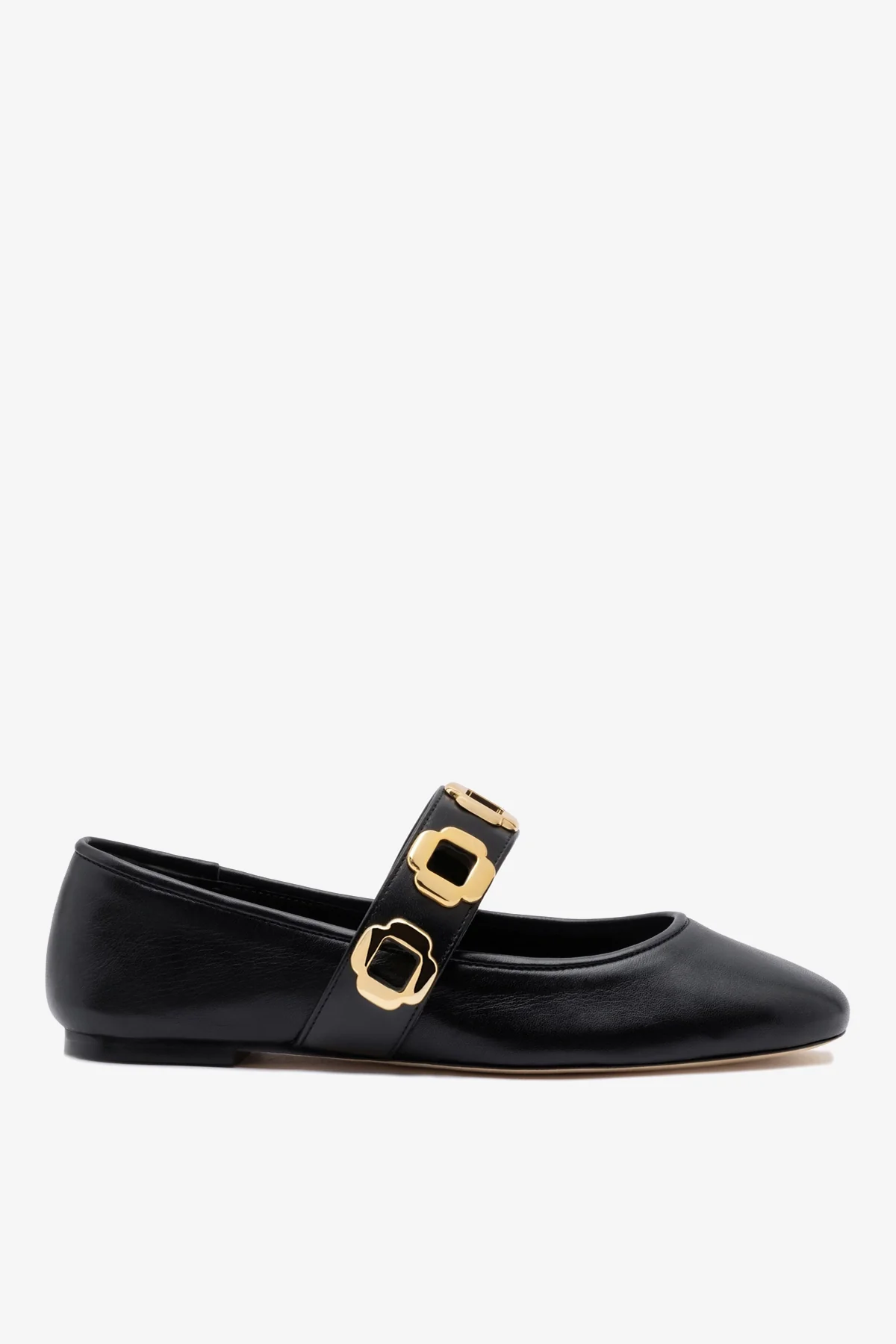 Sapatilha Milan Couro Preto