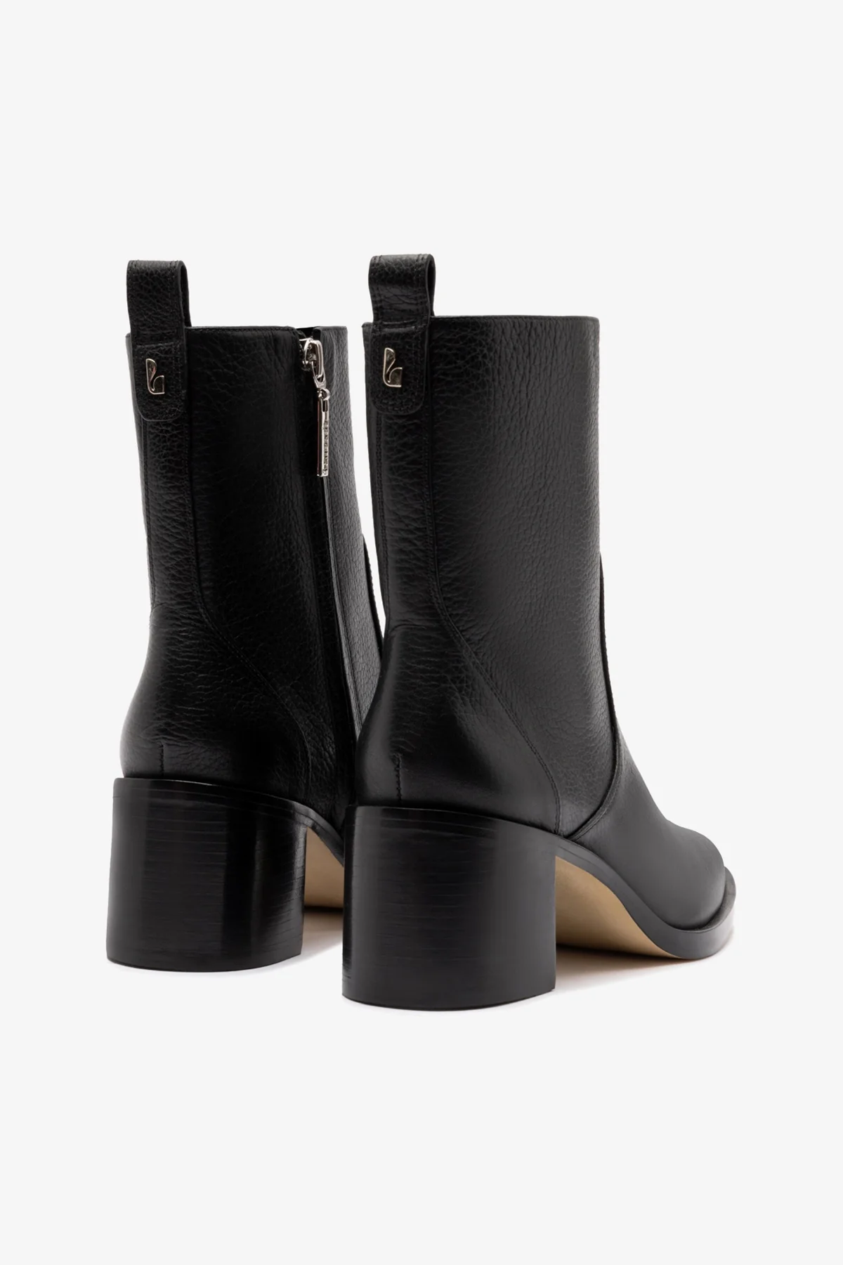 Bota Ricky Mini Couro Preto - Image 7