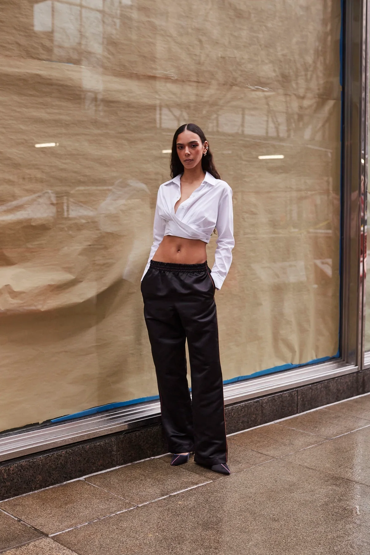Calça Jogger Sally Cetim Preto - Image 2