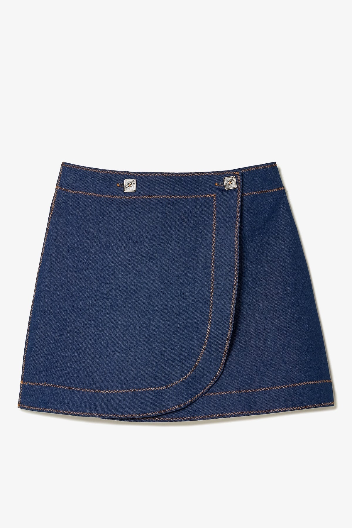 Mini Saia Marina Jeans Azul