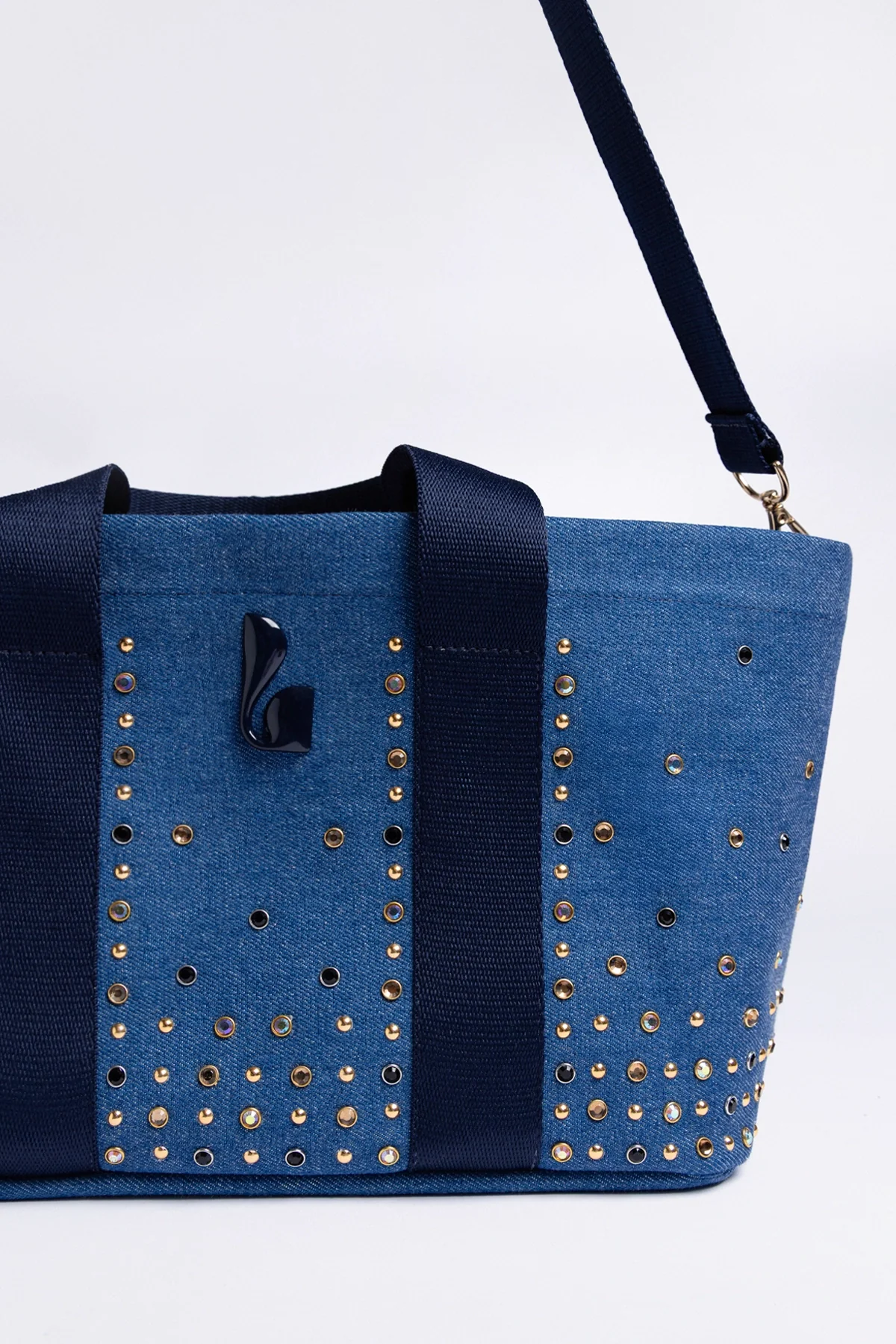 Bolsa Tote Bag Americana Jeans Azul - Image 3