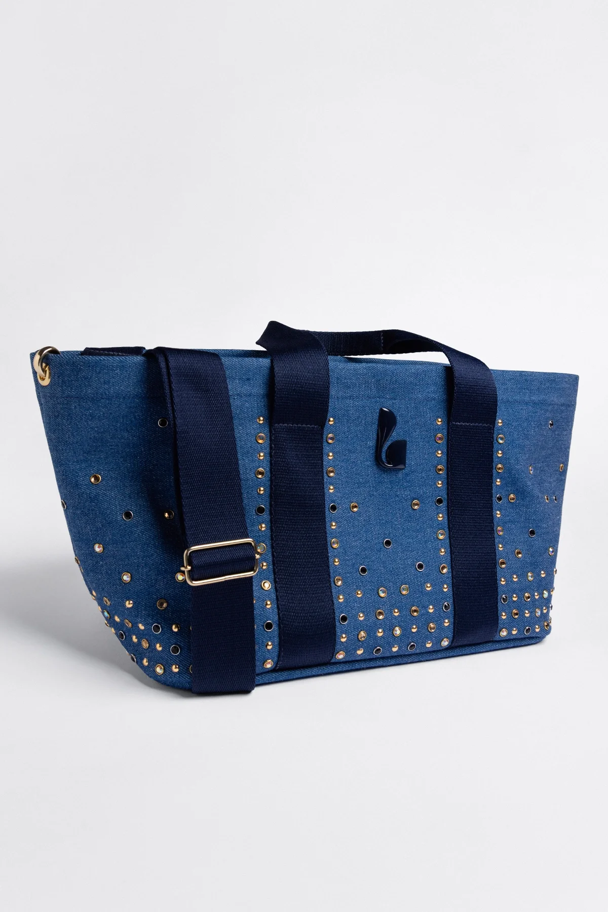 Bolsa Tote Bag Americana Jeans Azul - Image 5