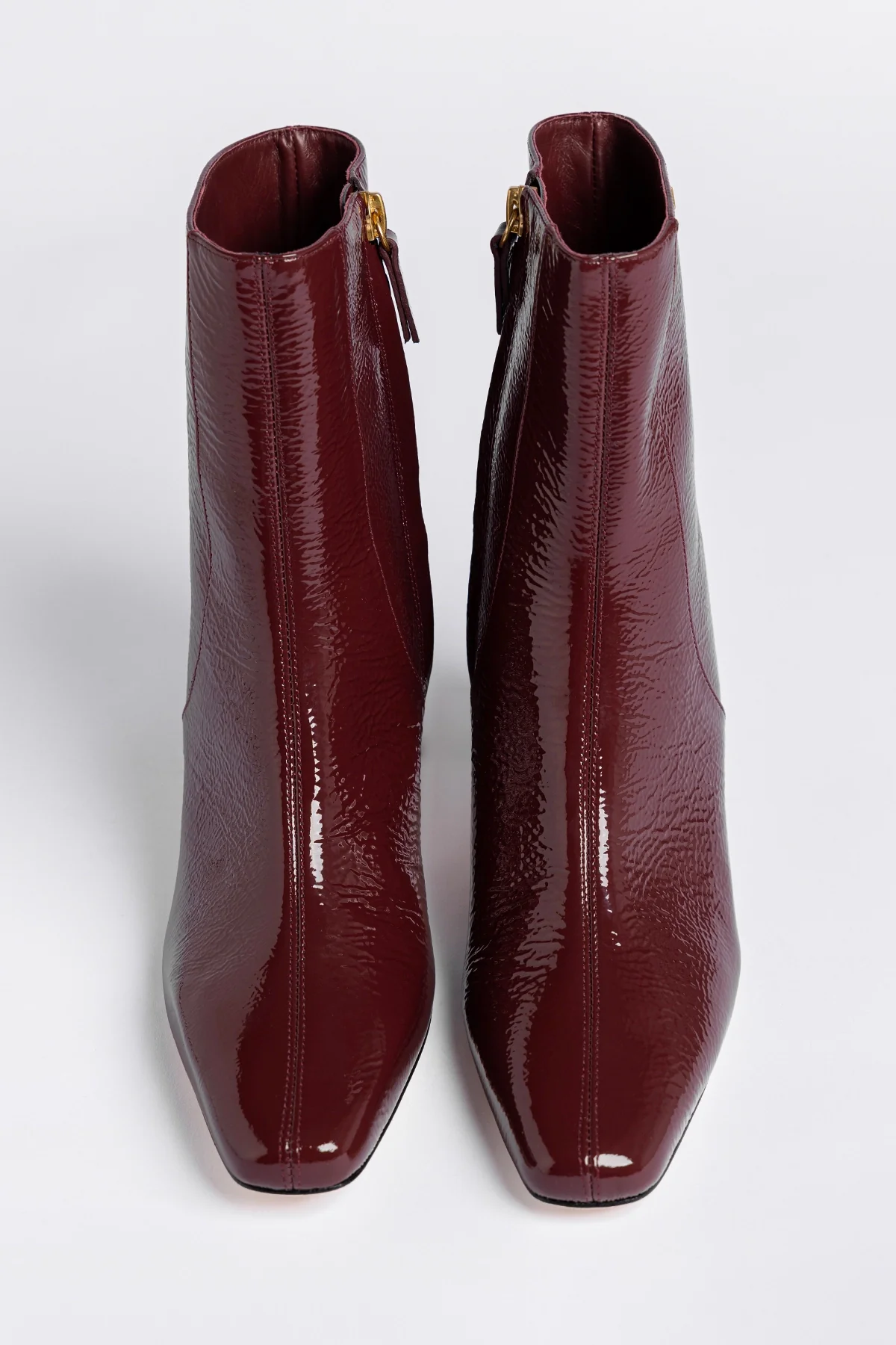 Bota Alexis Couro Verniz Bordô - Image 5