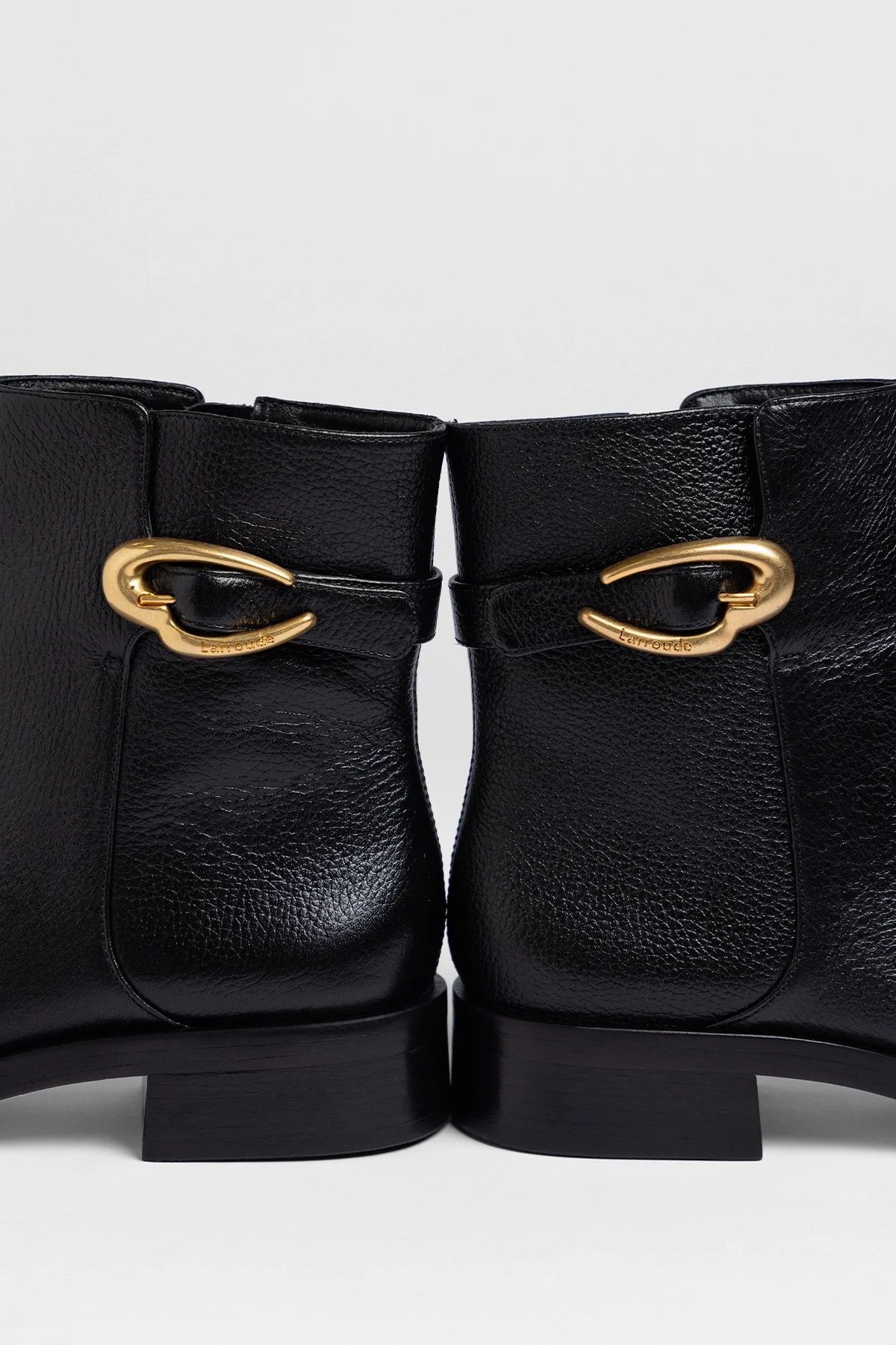 Bota Anne Verona Low Couro Preto - Image 3