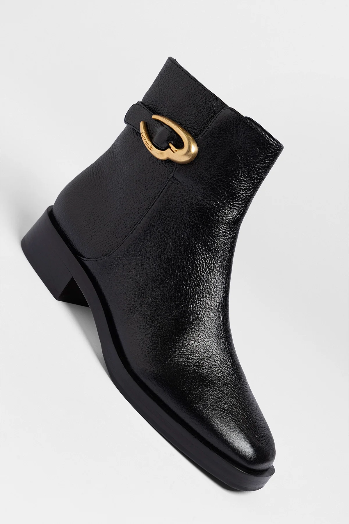 Bota Anne Verona Low Couro Preto - Image 4