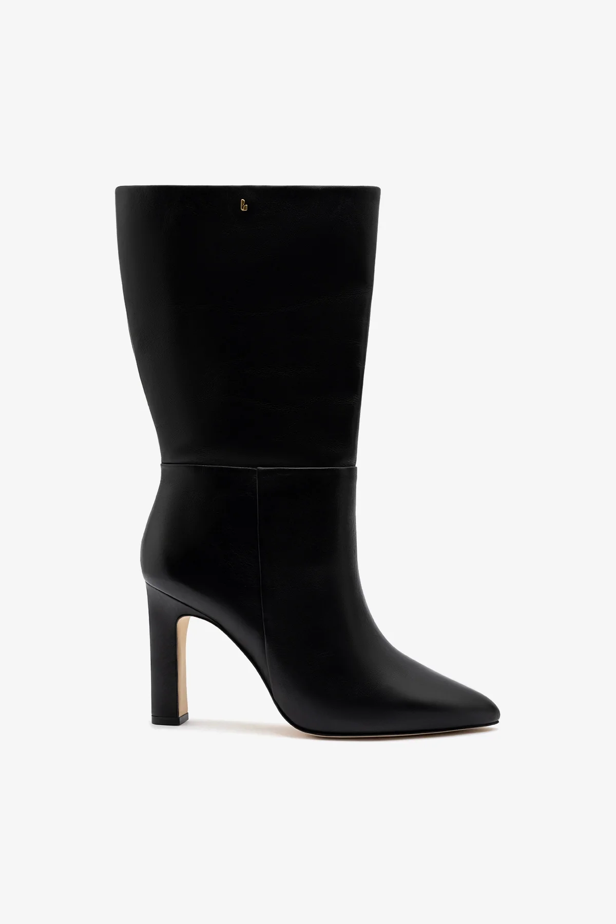 Bota Cano Largo Cindy Couro Preto