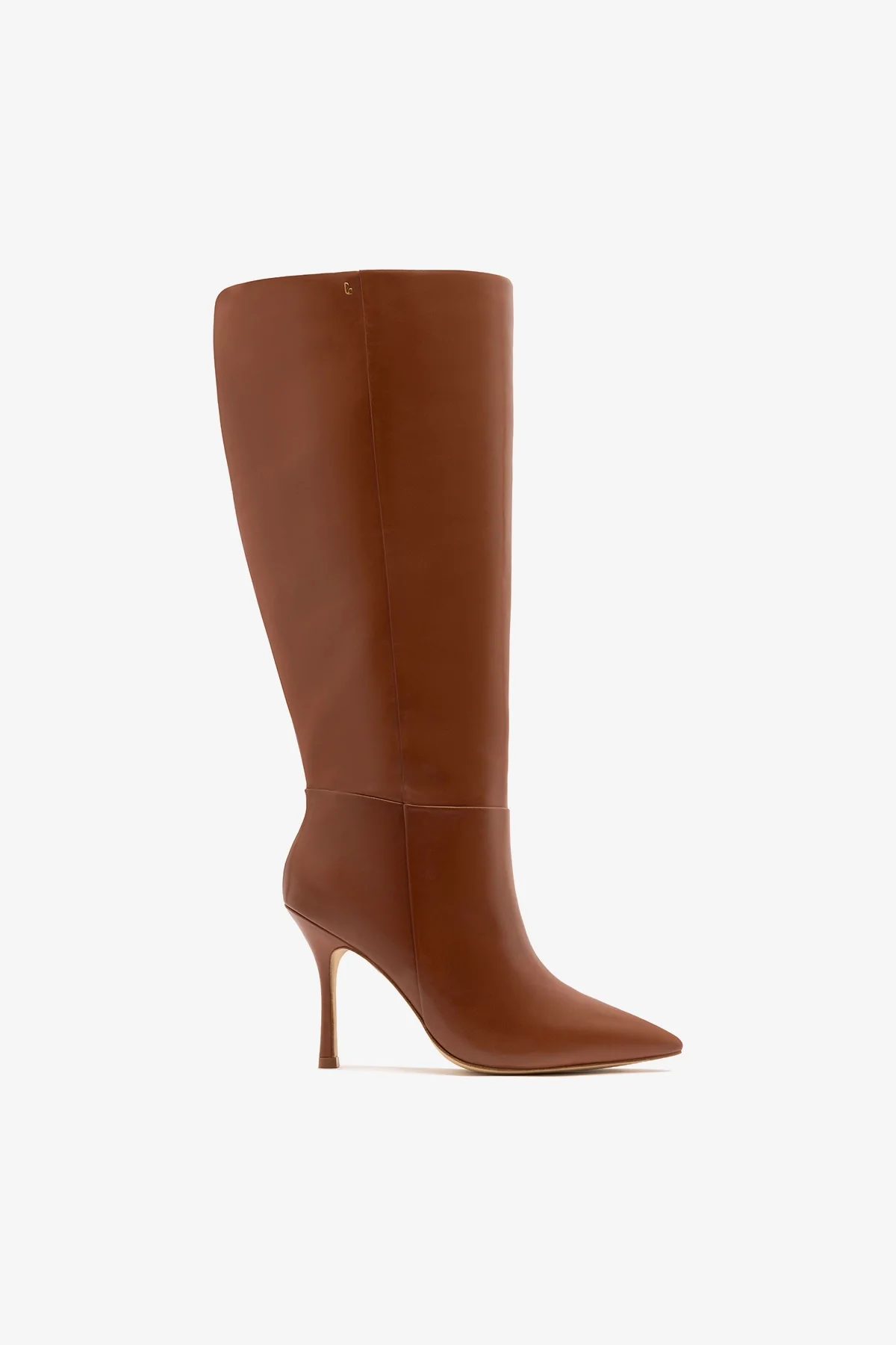 Bota Cano Largo Kate Couro Caramelo