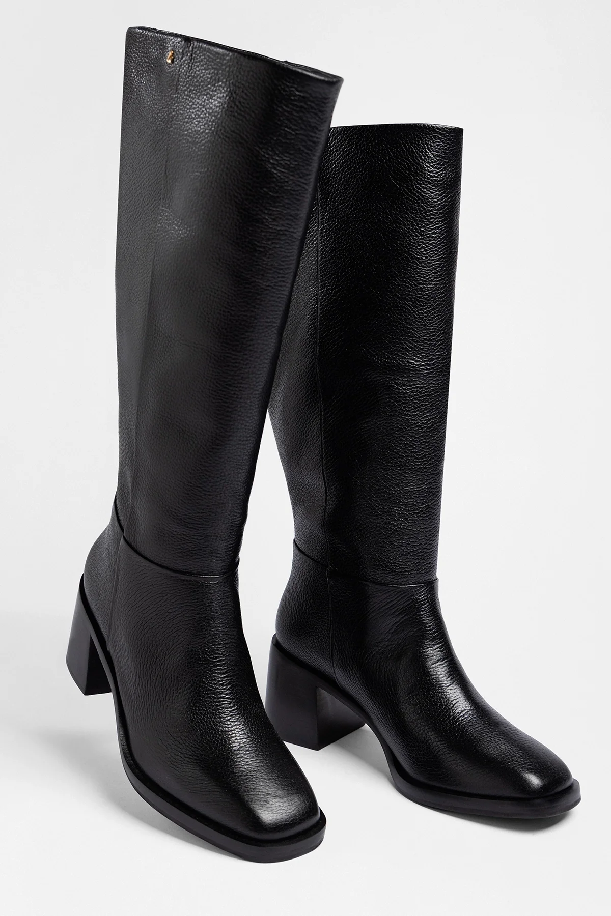 Bota Cano Largo Ricky Couro Preto - Image 2