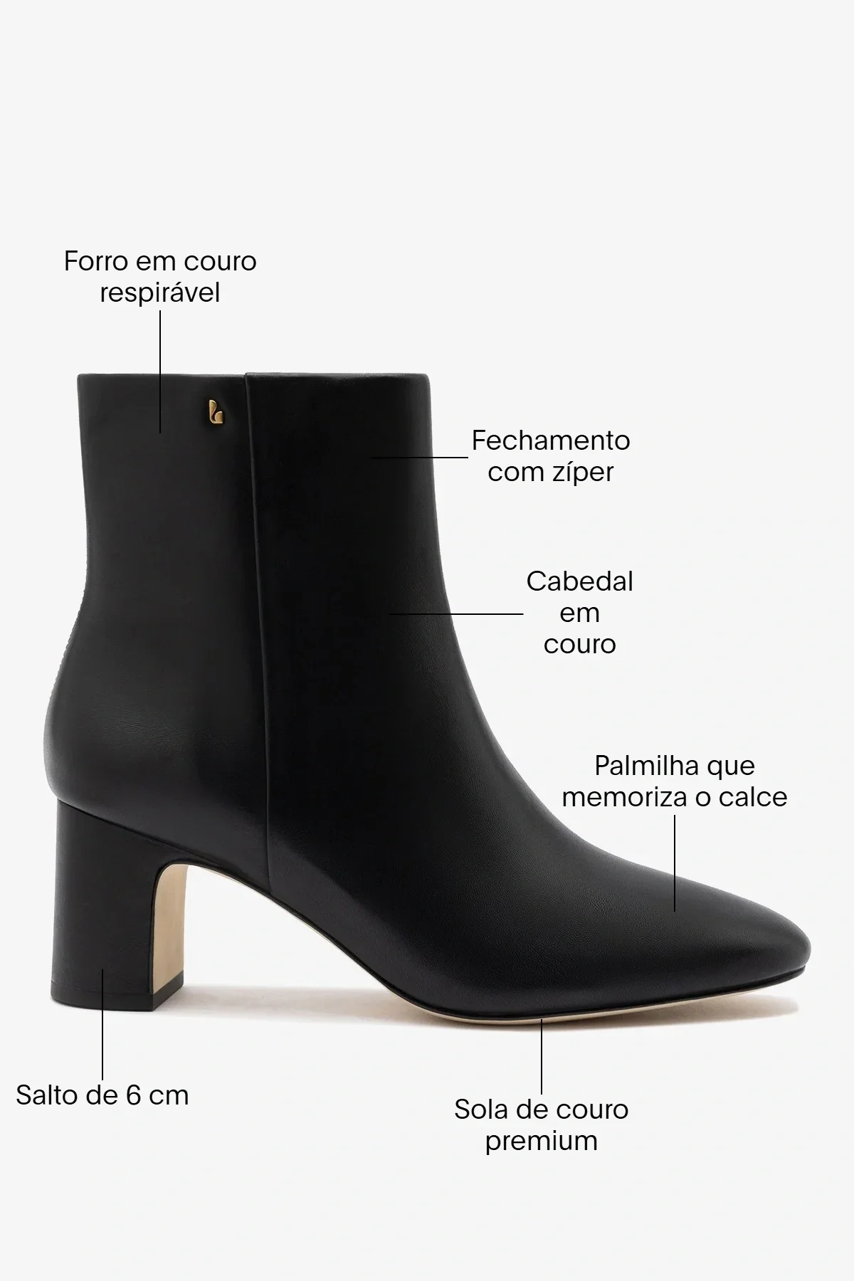 Bota Gloria Couro Preto - Image 6