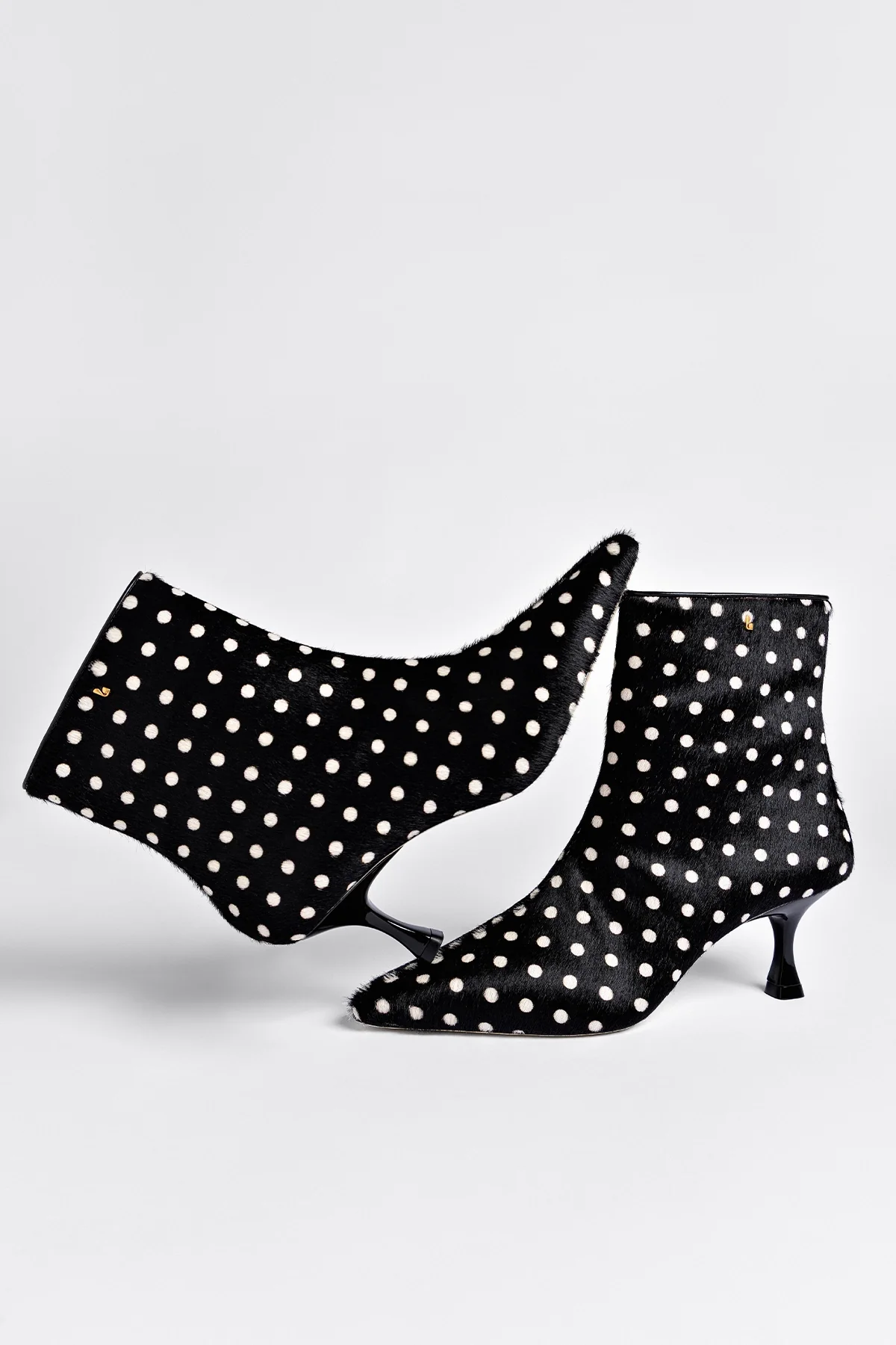 Bota Ines Couro Estampado Preto - Image 5