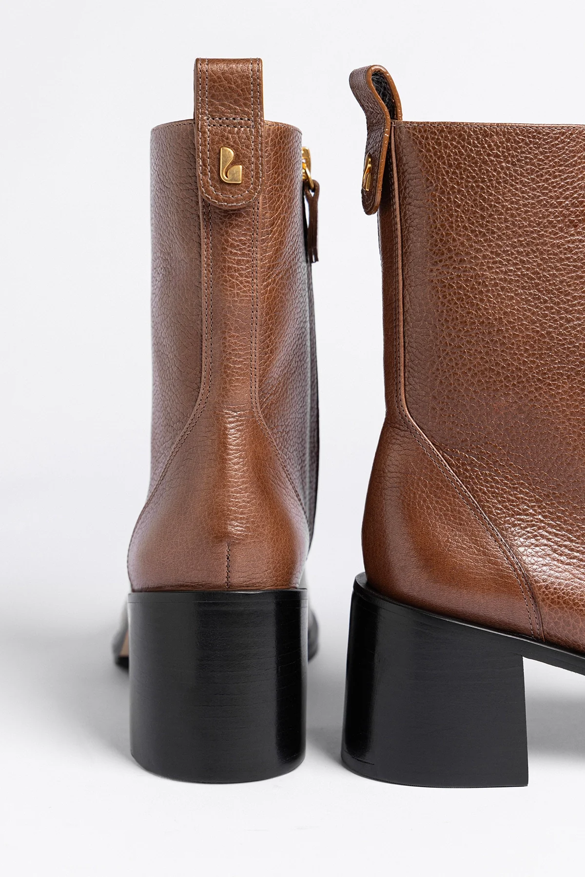 Bota Ricky Mini Couro Marrom - Image 5