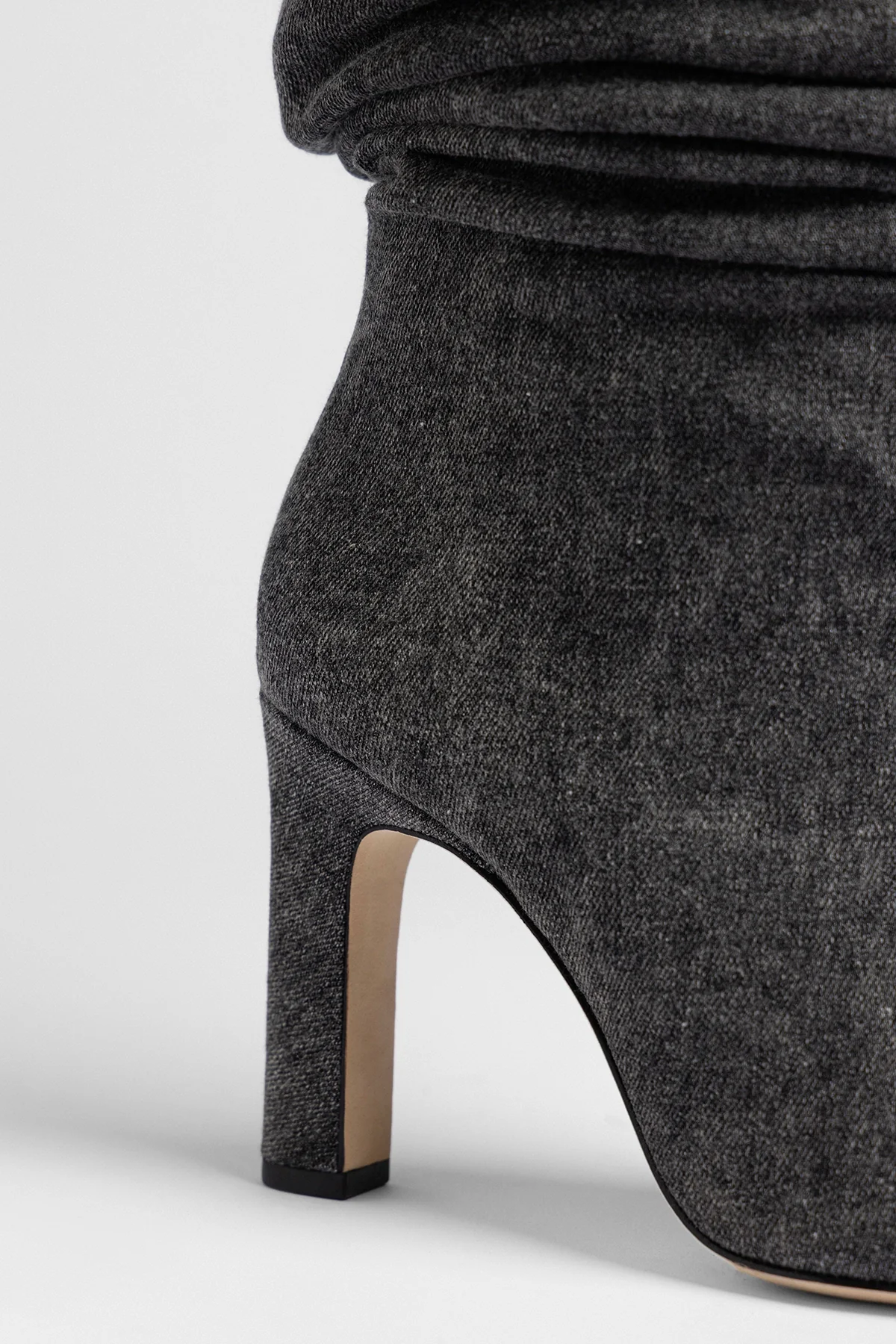 Bota Slouch Cindy Jeans Preto - Image 5