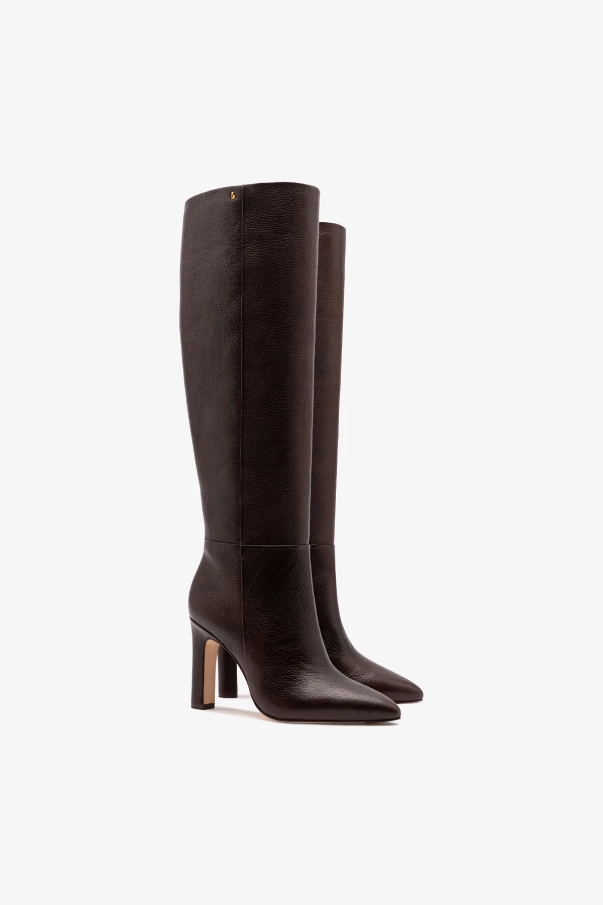 Bota Cindy Hi Couro Marrom - Image 3