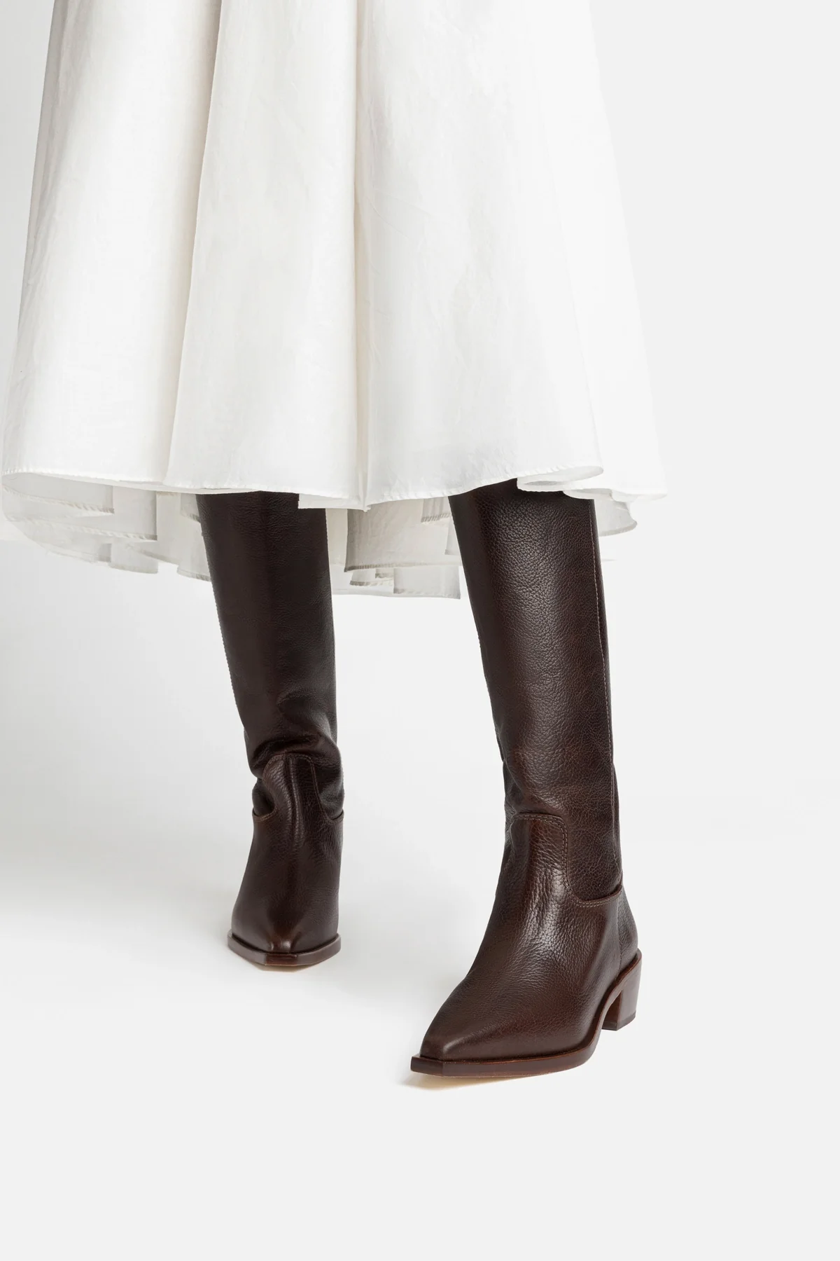 Bota Florencia Couro Marrom - Image 2