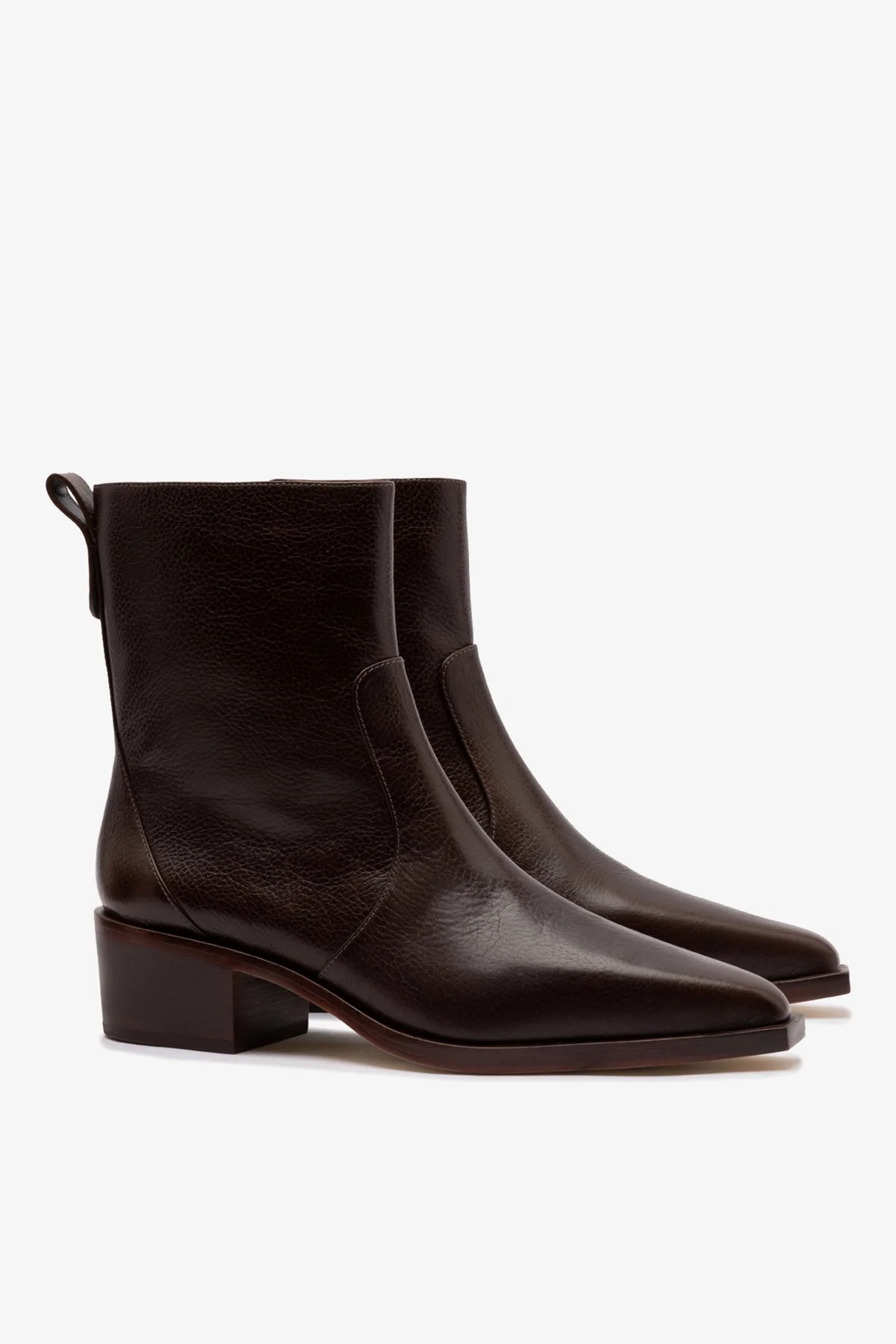 Bota Florencia Low Couro Marrom - Image 3