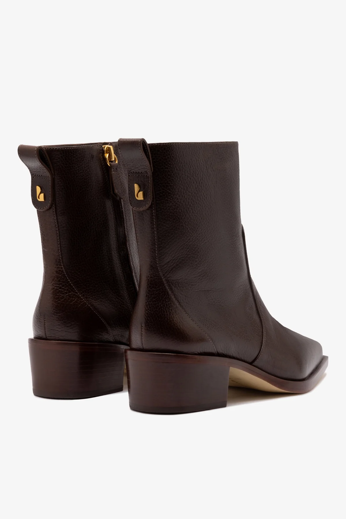 Bota Florencia Low Couro Marrom - Image 6