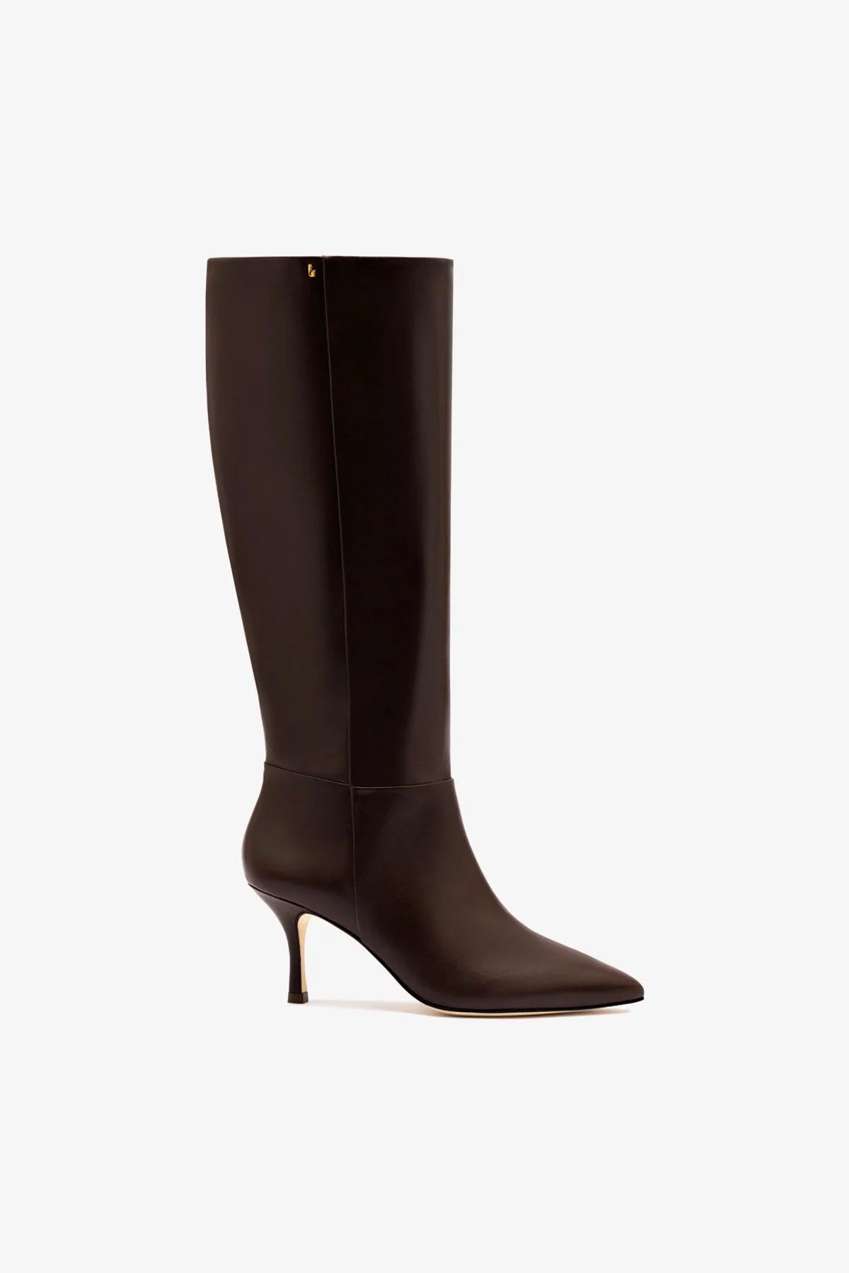 Bota Kate Mid Couro Marrom