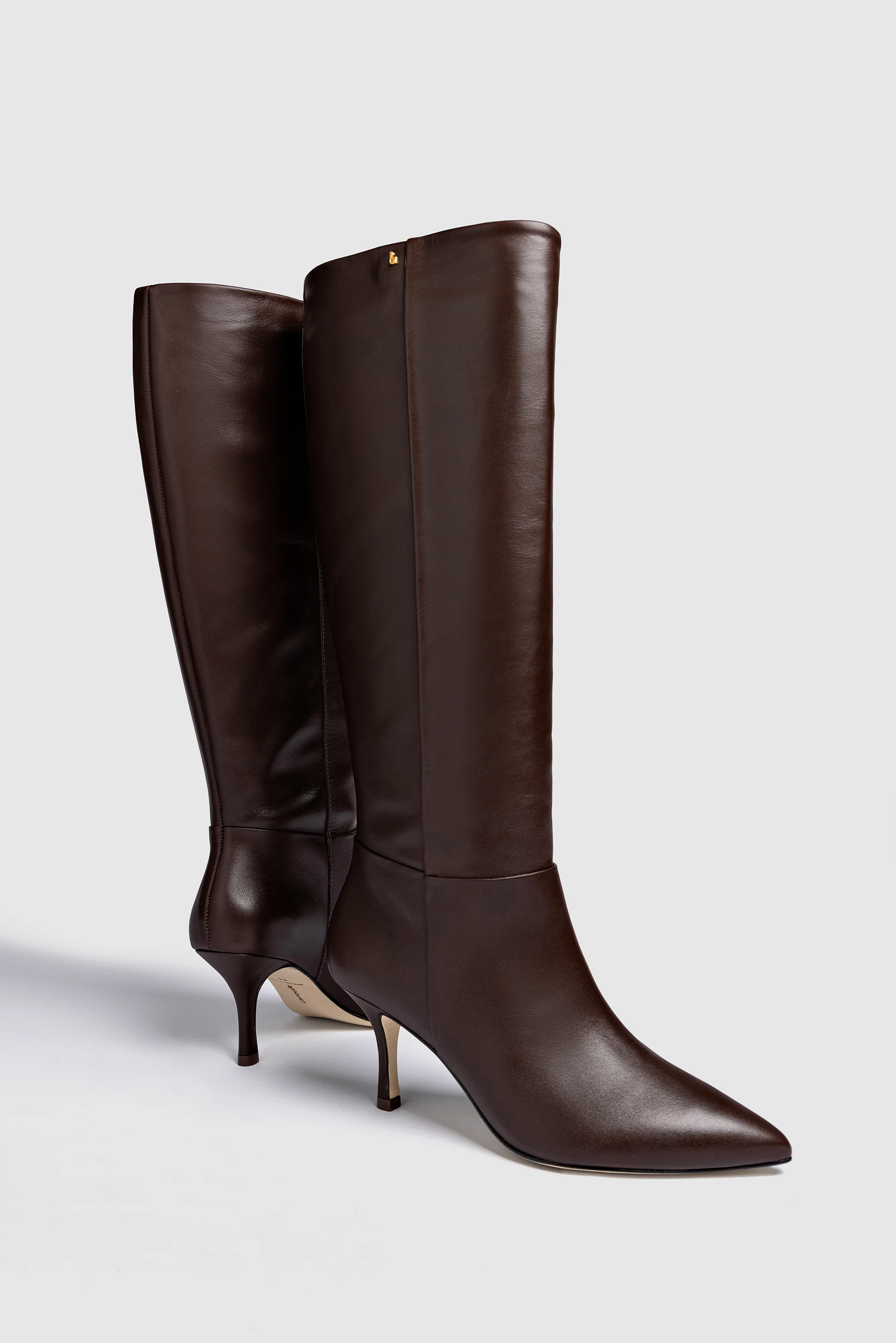 Bota Kate Mid Couro Marrom - Image 2