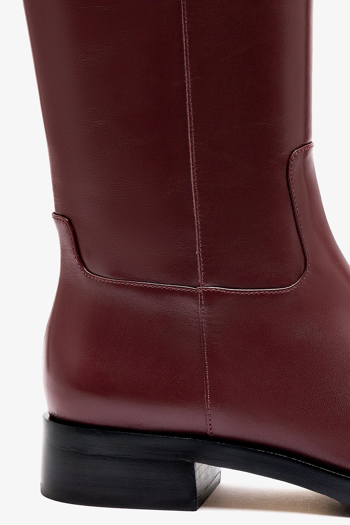 Bota Anne Couro Bordô - Image 4