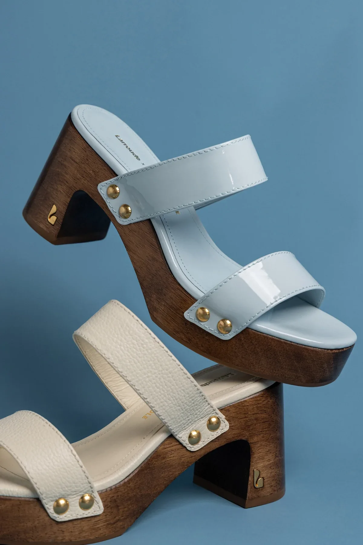 Larroudé x Kenneth Cole: Mule Couro Off White - Image 6