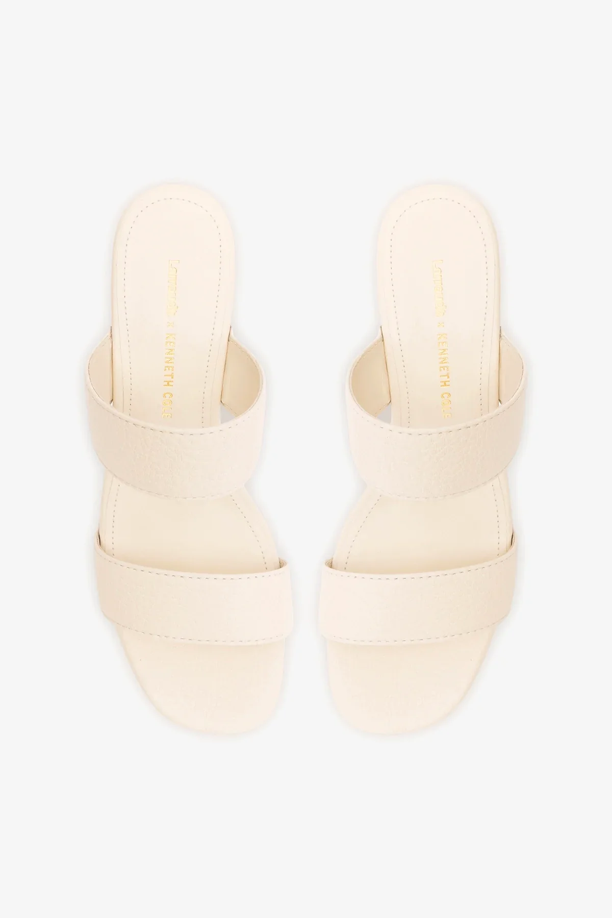 Larroudé x Kenneth Cole: Mule Couro Off White - Image 7
