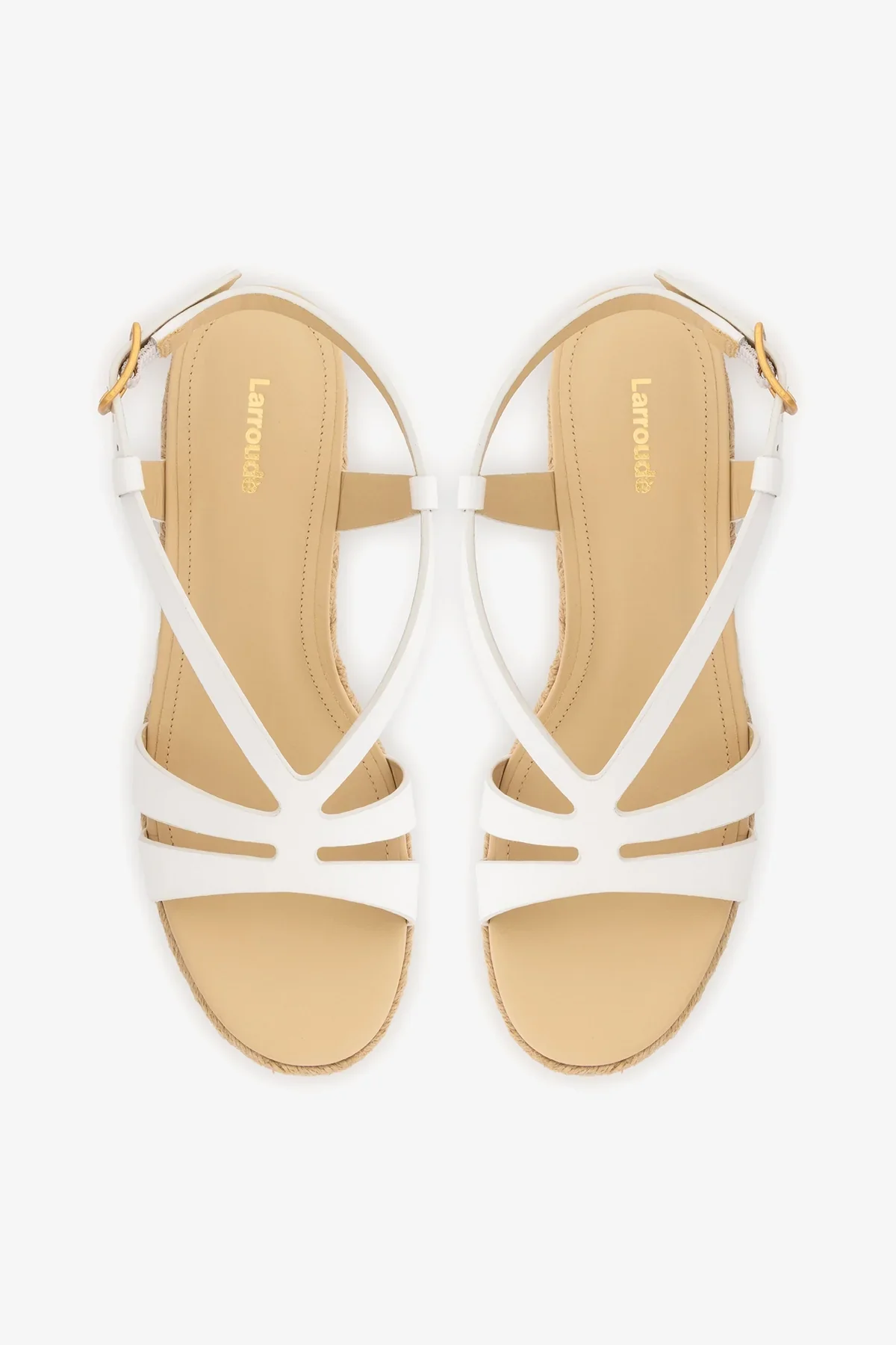 Sandália Espadrille Daphne Couro Verniz Branco - Image 7