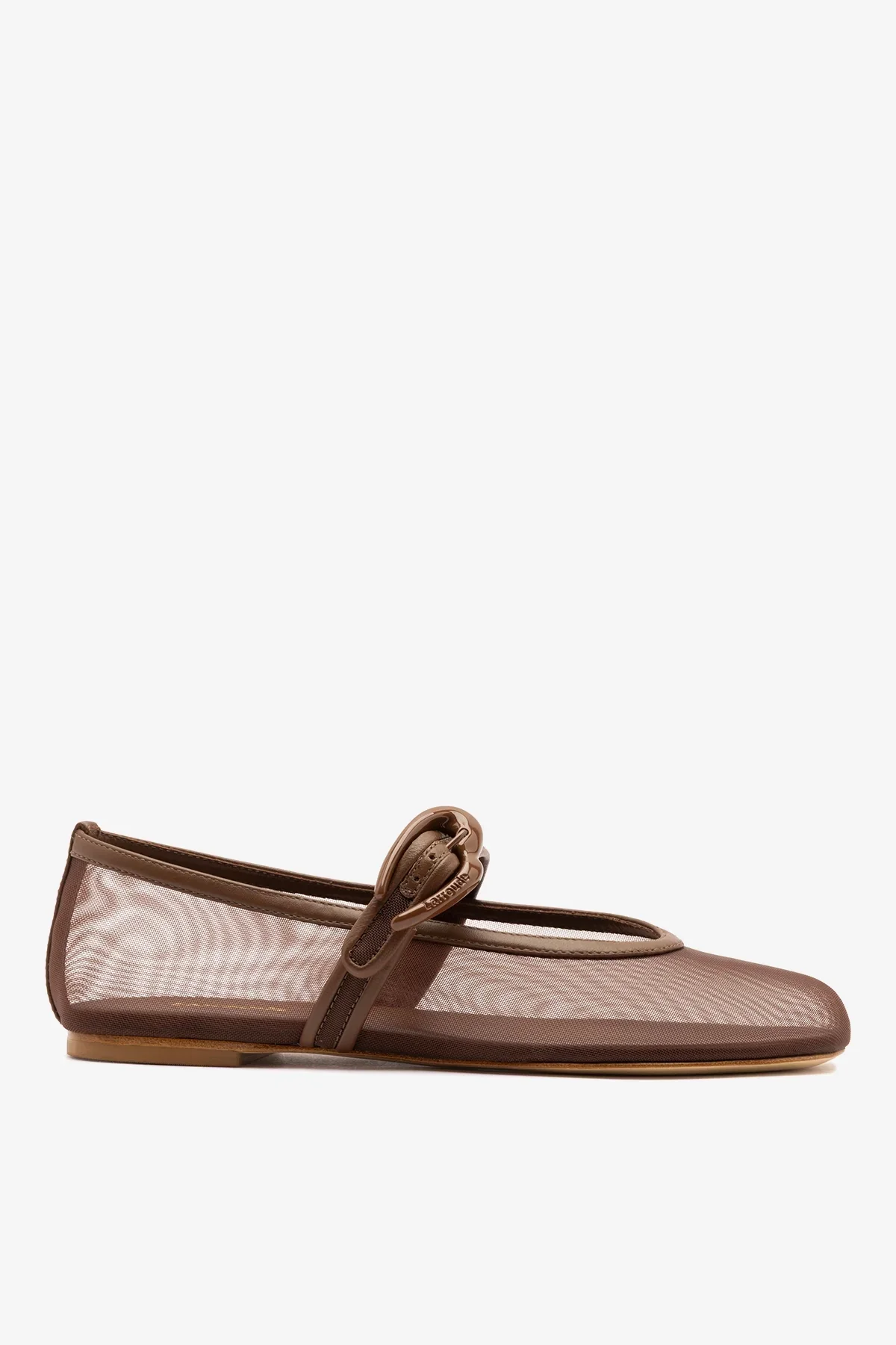 Sapatilha Verona Mesh Couro Marrom