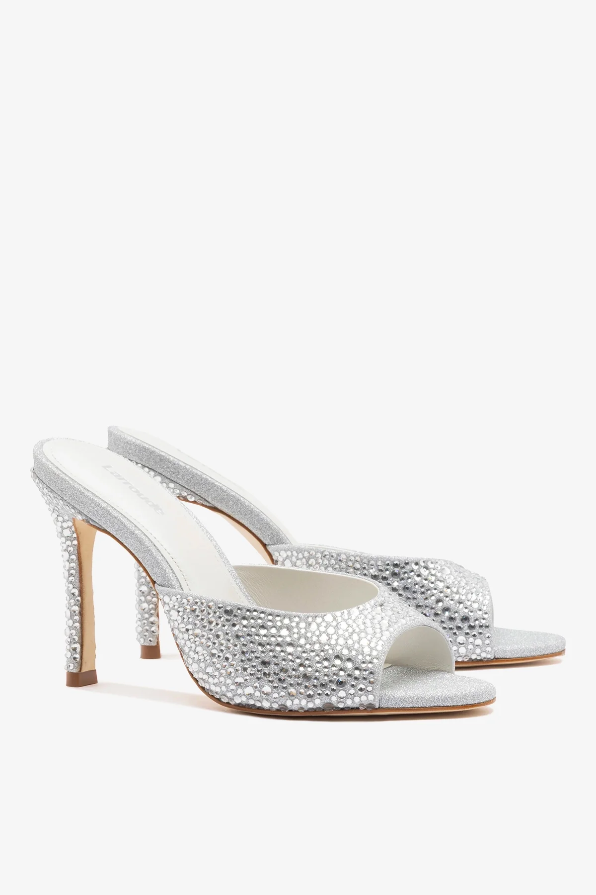 Mule Jasmine Hi Prateado e Cristais - Image 3