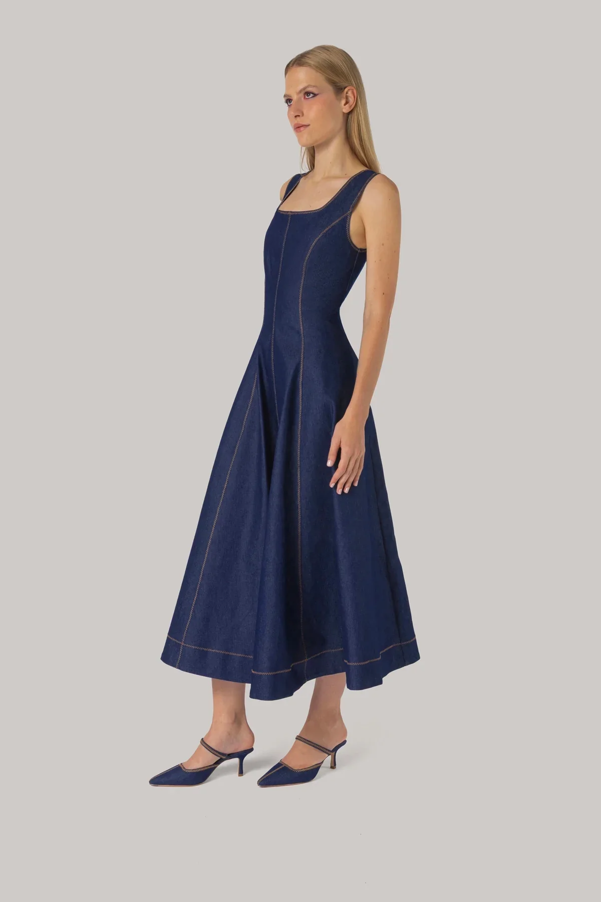 Vestido Sophia Jeans Azul - Image 3