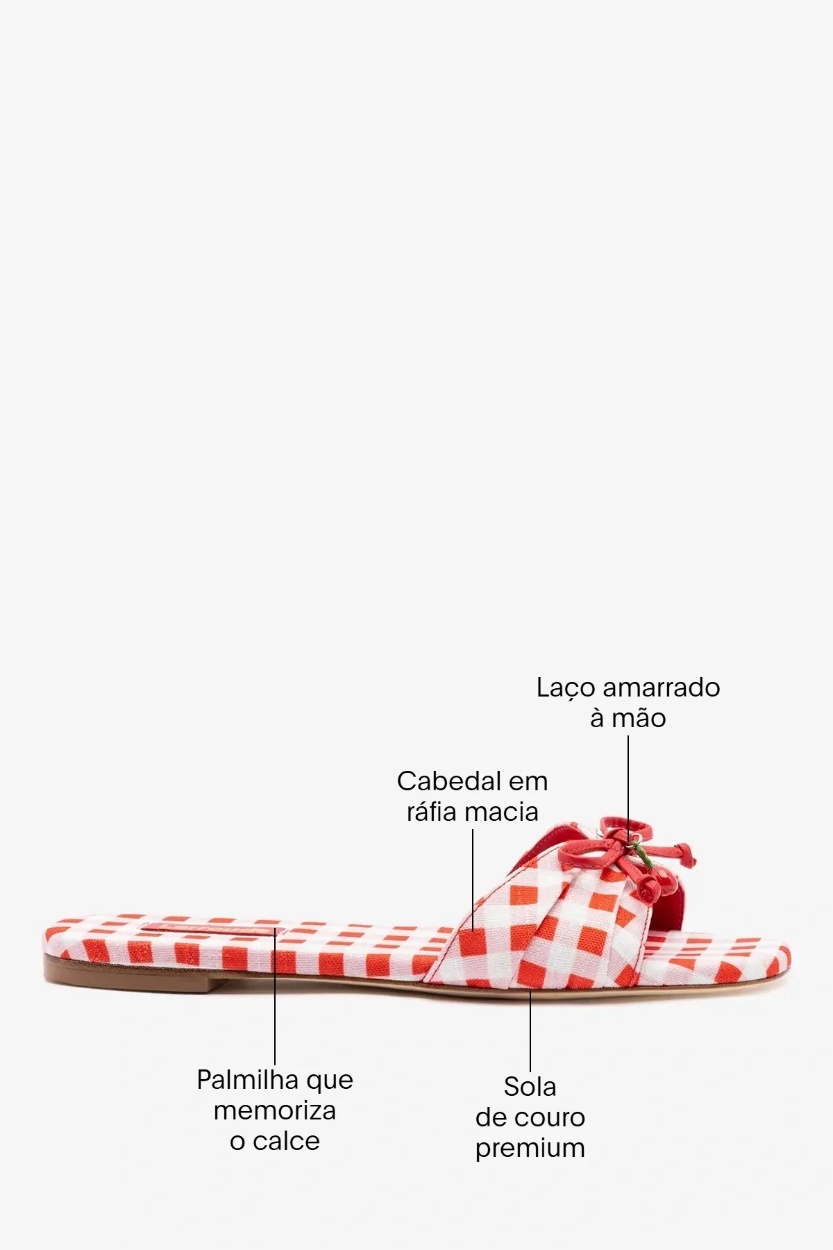 Flat Bardot Estampado Vermelho - Image 5