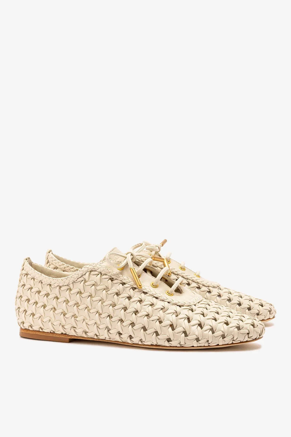 Tênis Liza Macramê Couro Off White - Image 3