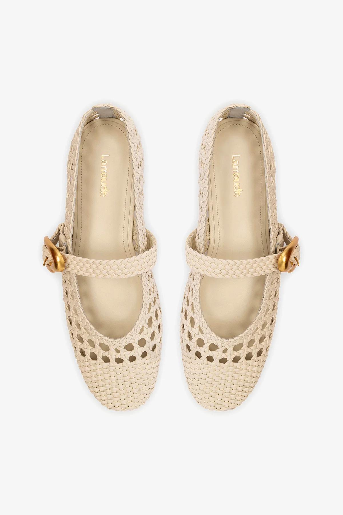 Sapatilha Verona Macramê Couro Off White - Image 7