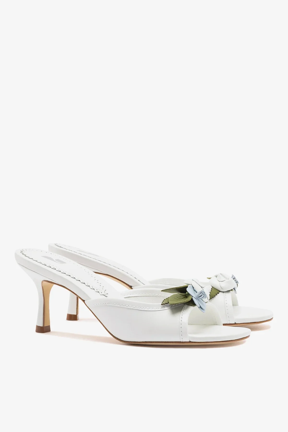 Mule Juliette Couro Branco - Image 3