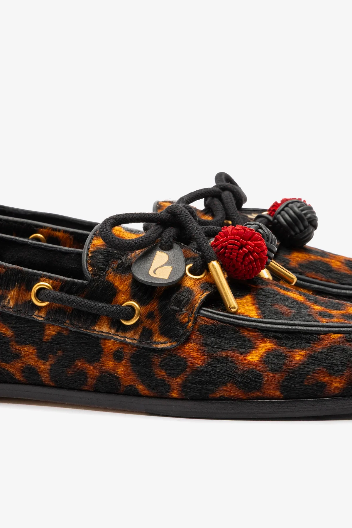 Mocassim Boat Shoe Cyprus Couro Leopardo - Image 4