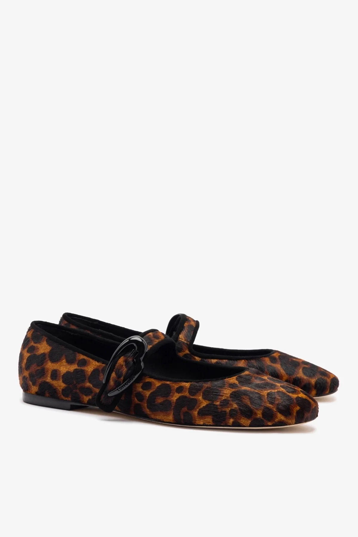 Sapatilha Verona Couro Leopardo e Camurça Preto - Image 3