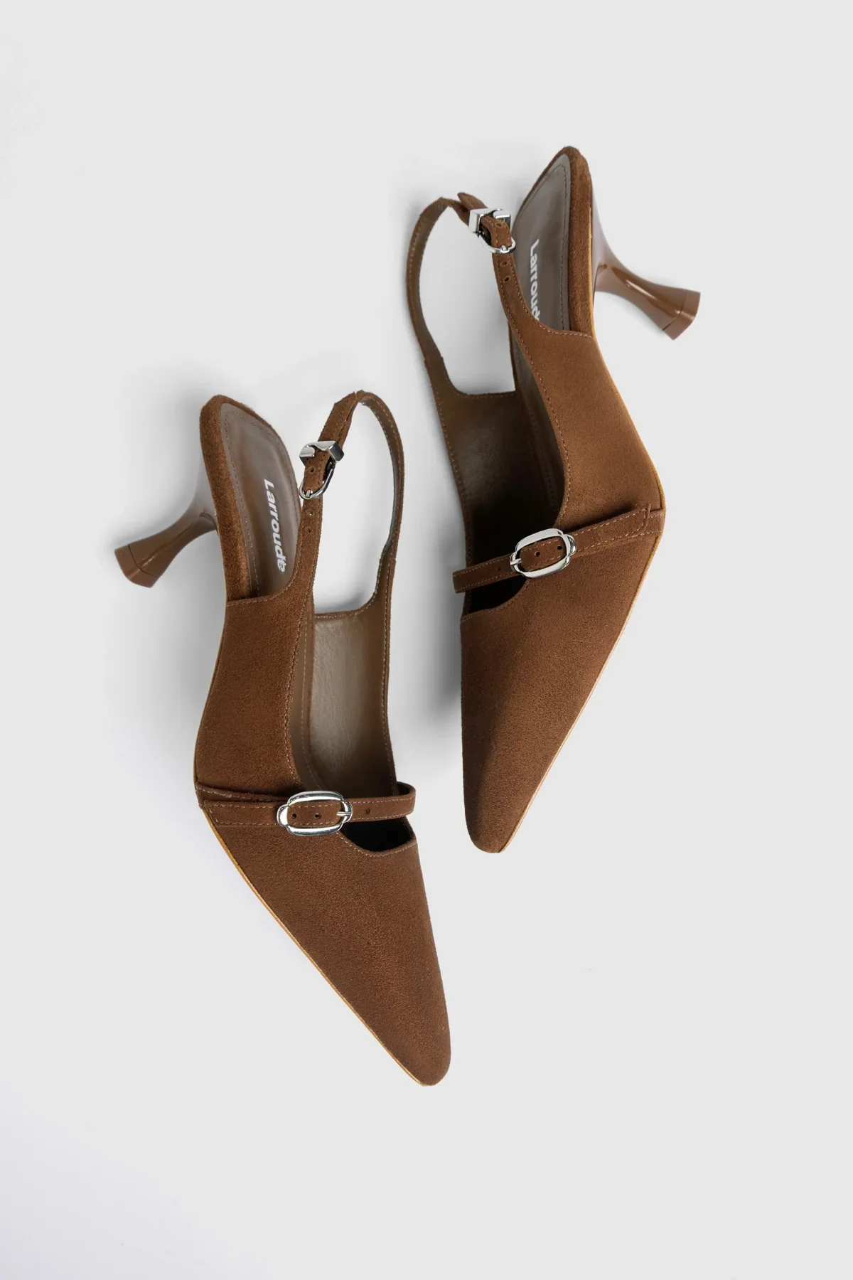 Slingback Ines Camurça Marrom - Image 5