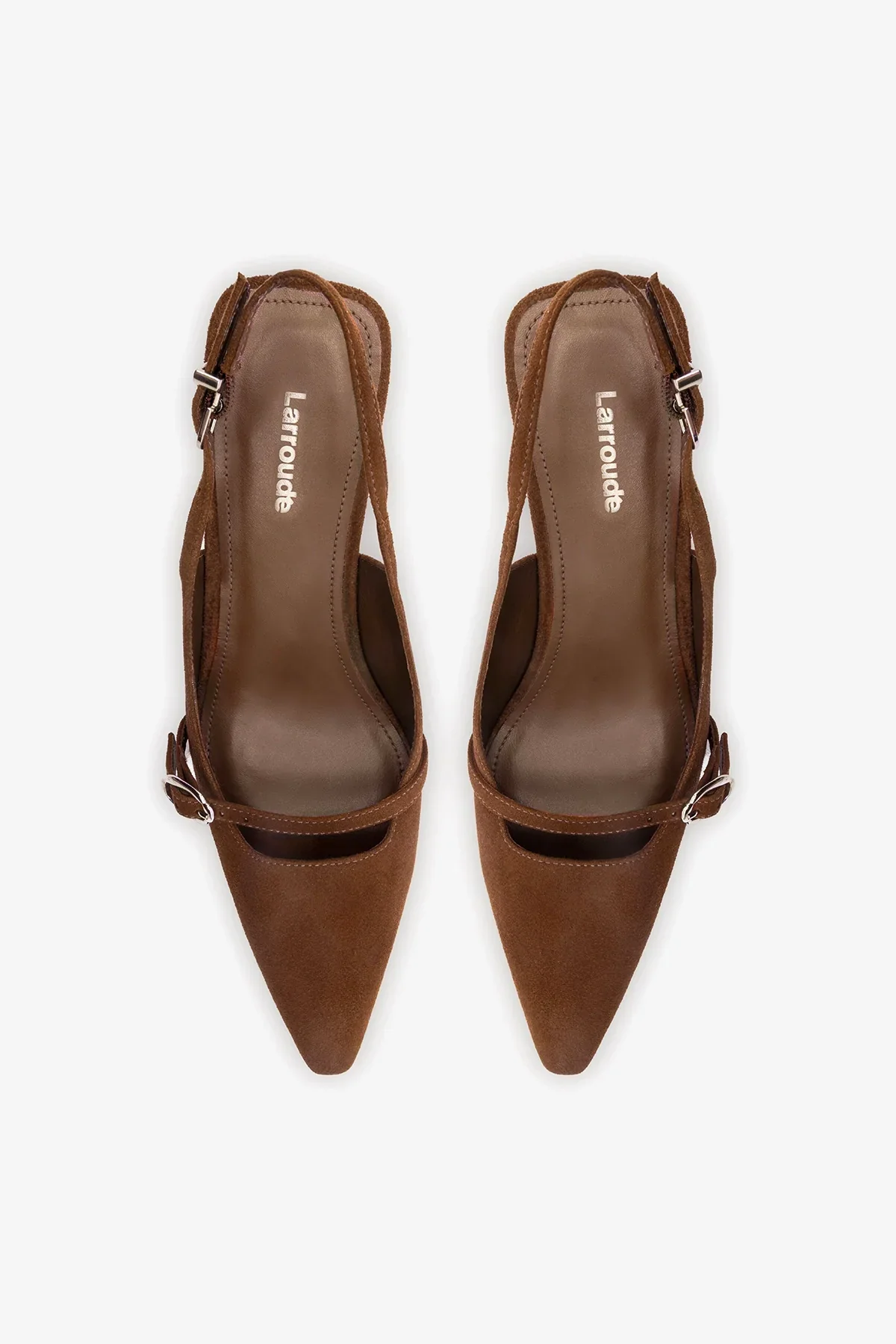 Slingback Ines Camurça Marrom - Image 6