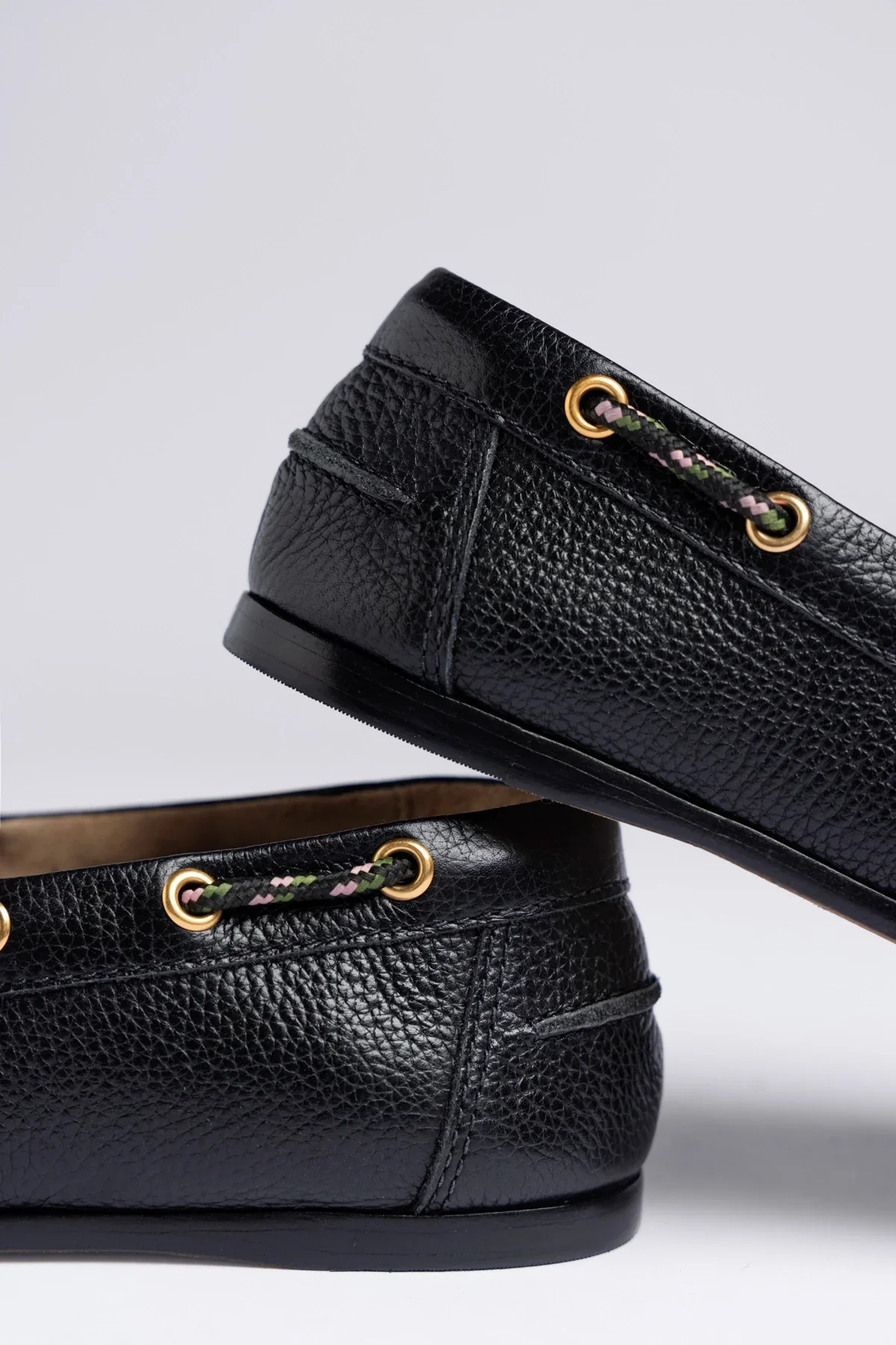 Mocassim Boat Shoe Cyprus Couro Preto - Image 4