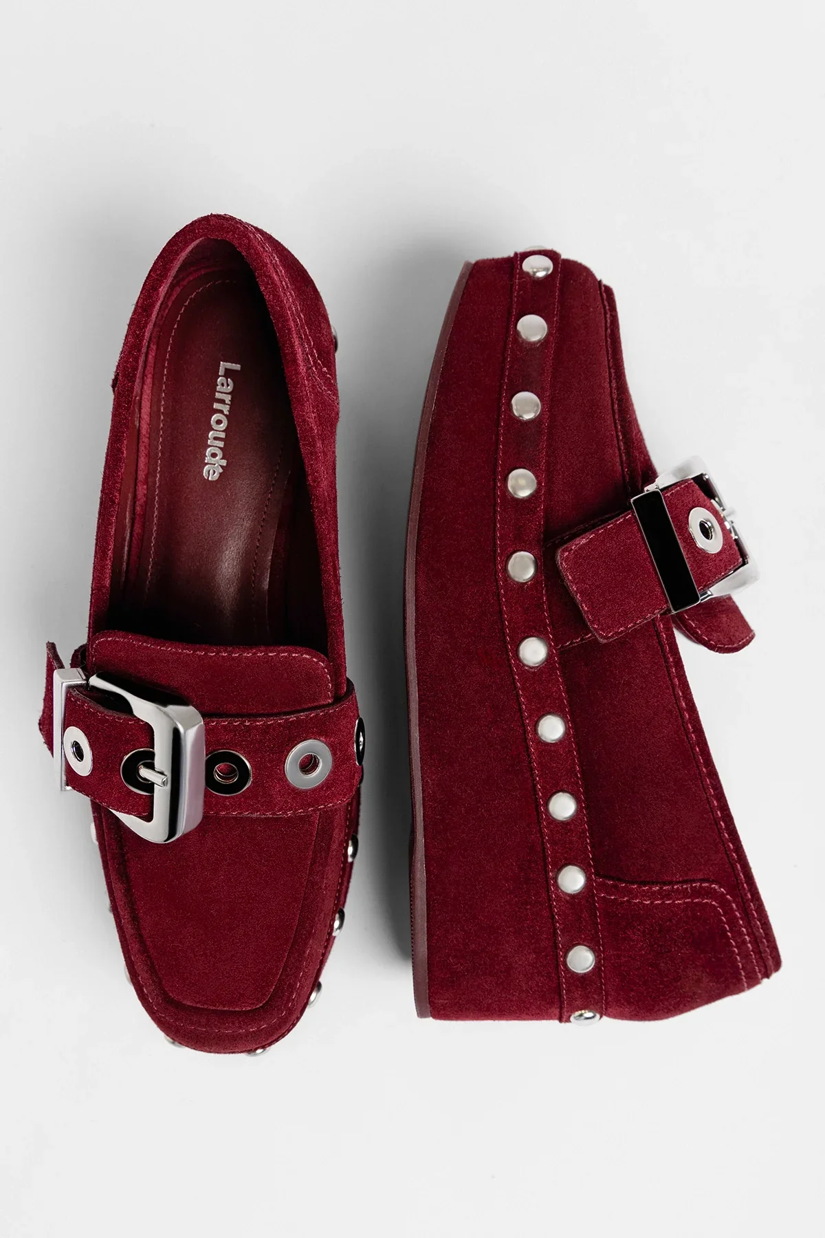 Mocassim Flatform Stewart Camurça Bordô - Image 3