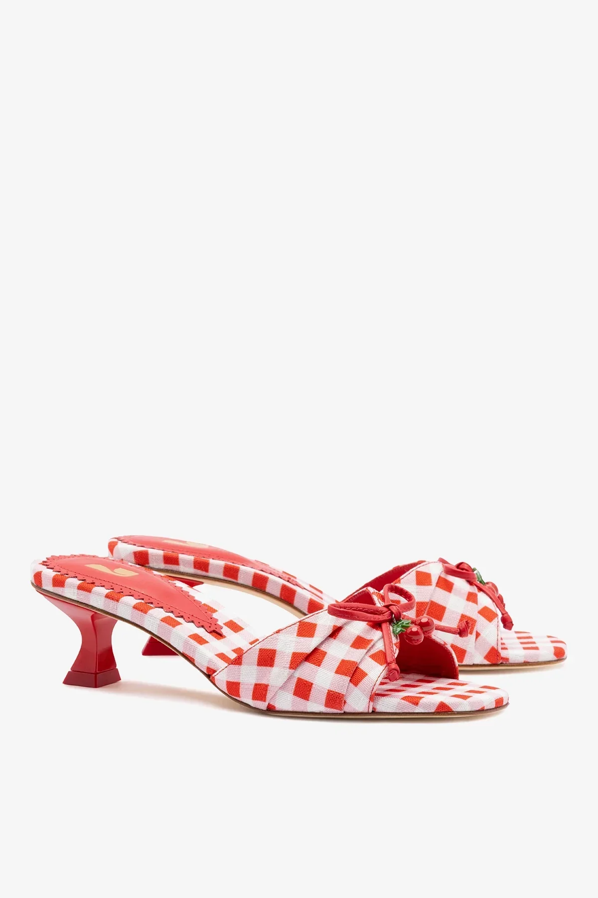 Mule Bardot Estampado Vermelho - Image 3