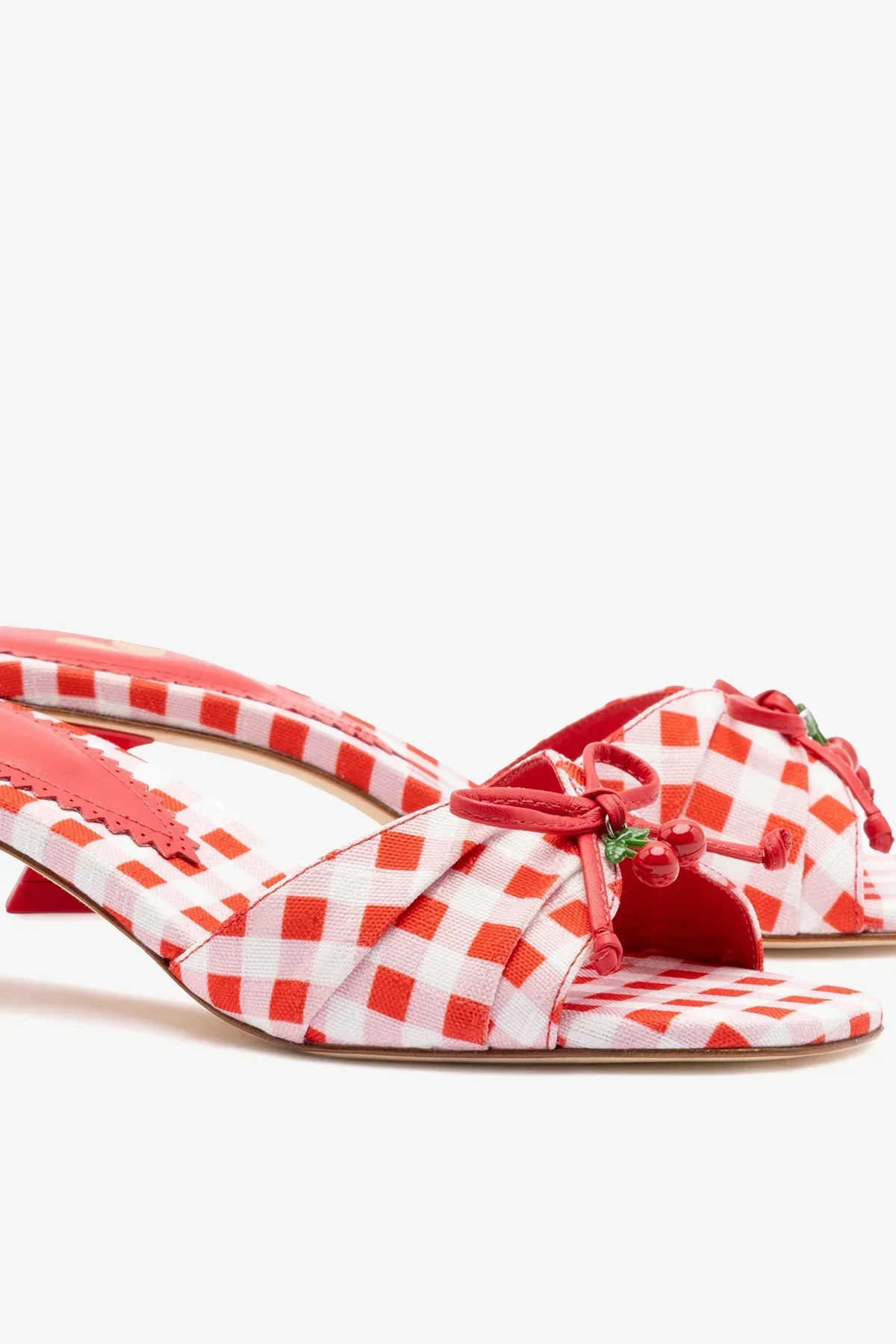 Mule Bardot Estampado Vermelho - Image 4