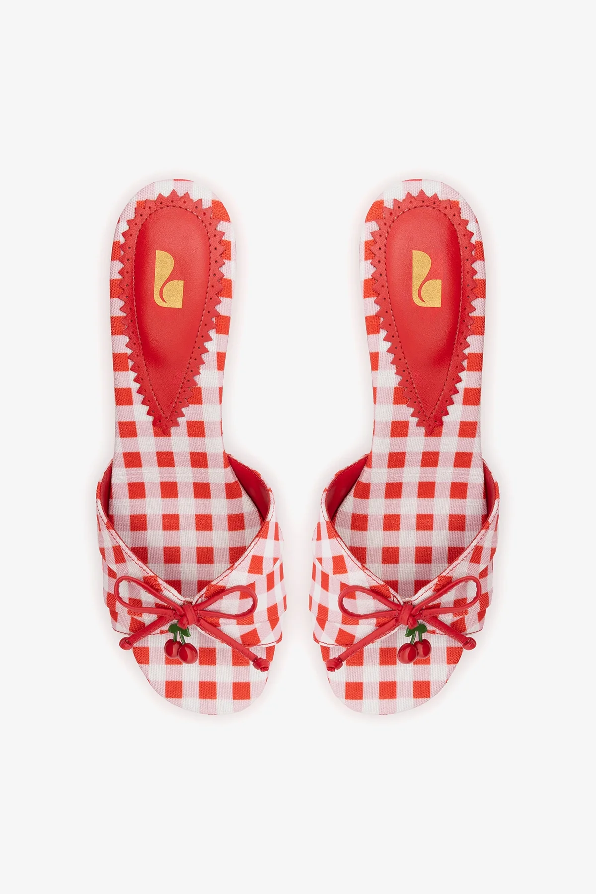 Mule Bardot Estampado Vermelho - Image 7