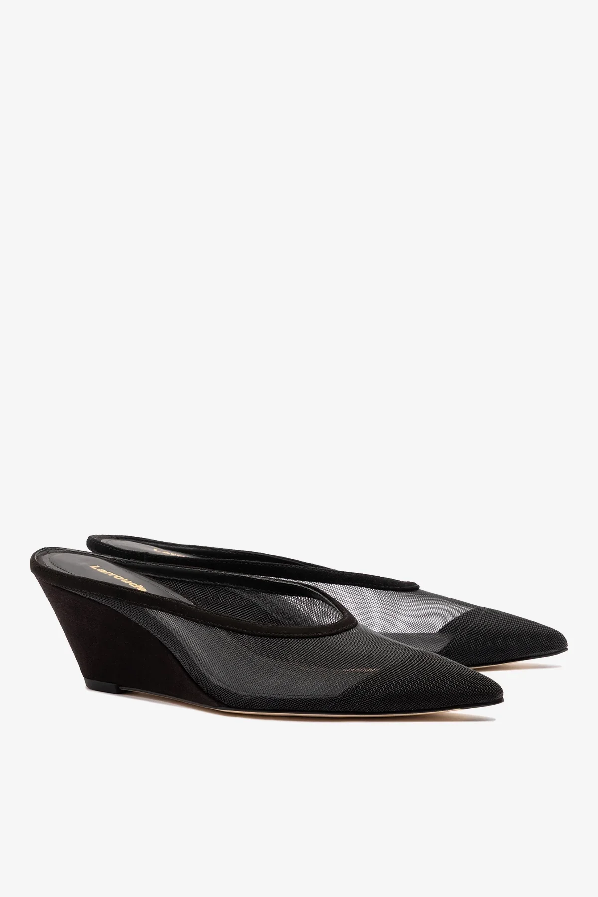 Mule Loulou Mesh Camurça Preto - Image 3