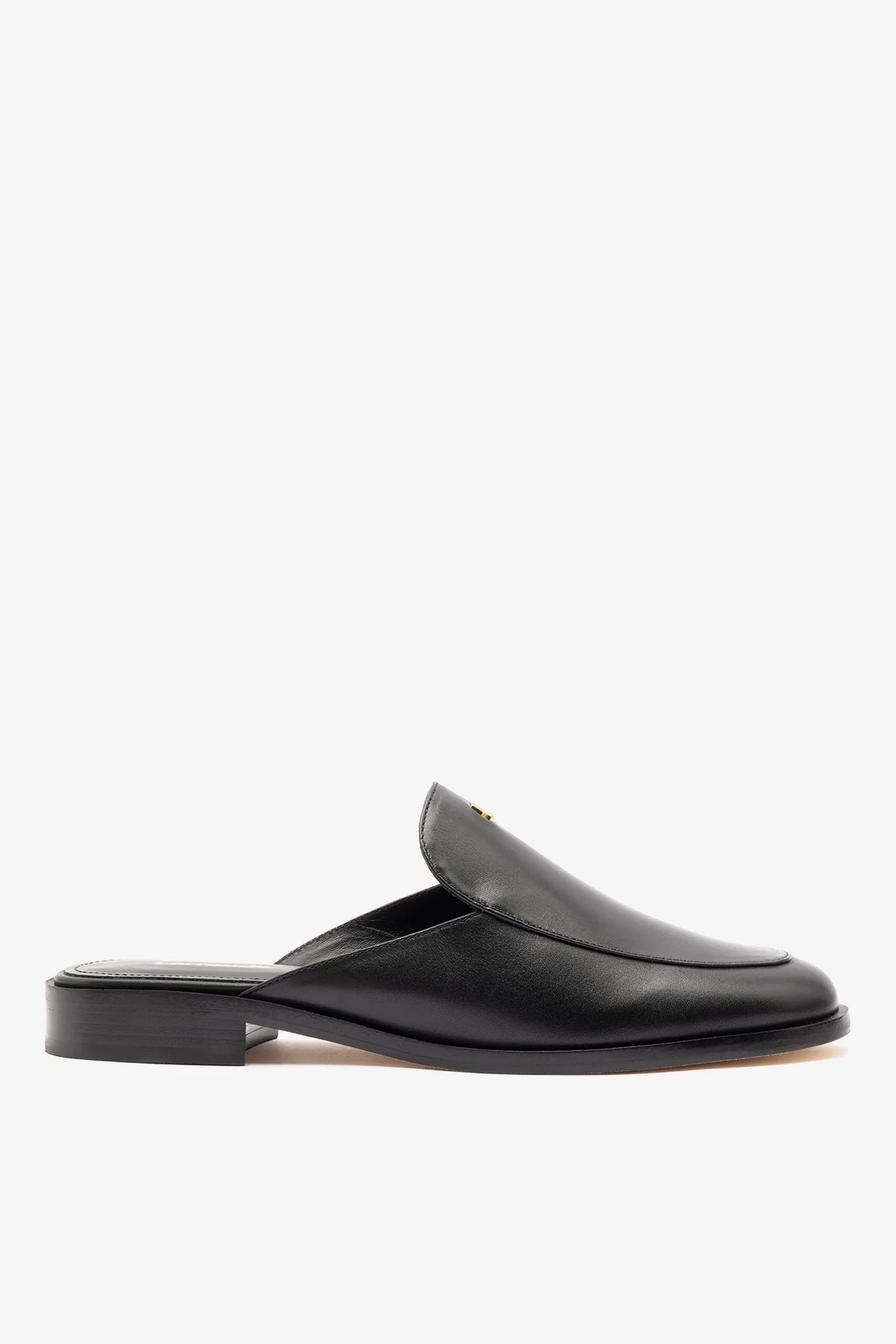 Mule Margaux Couro Preto
