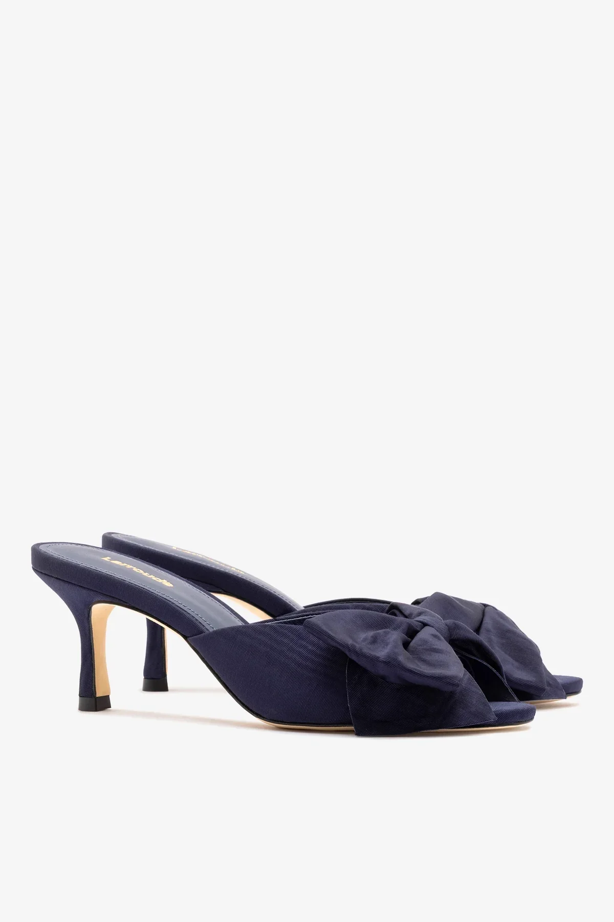 Mule Peep Toe Elle Seda Azul - Image 3
