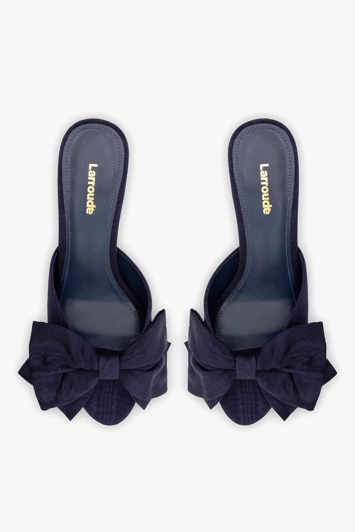Mule Peep Toe Elle Seda Azul - Image 7