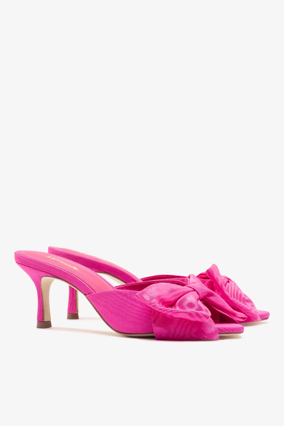 Mule Peep Toe Elle Seda Rosa - Image 3